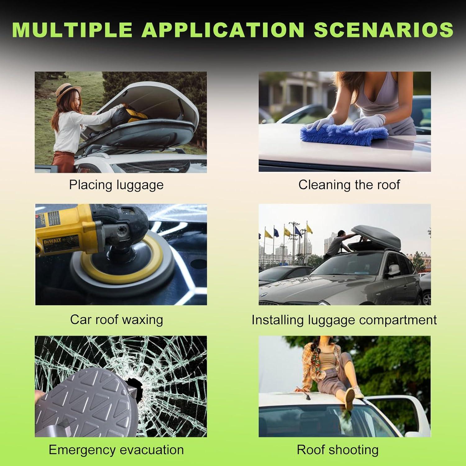 Escalón de Puerta de Coche Yourkar Plegable Antideslizante