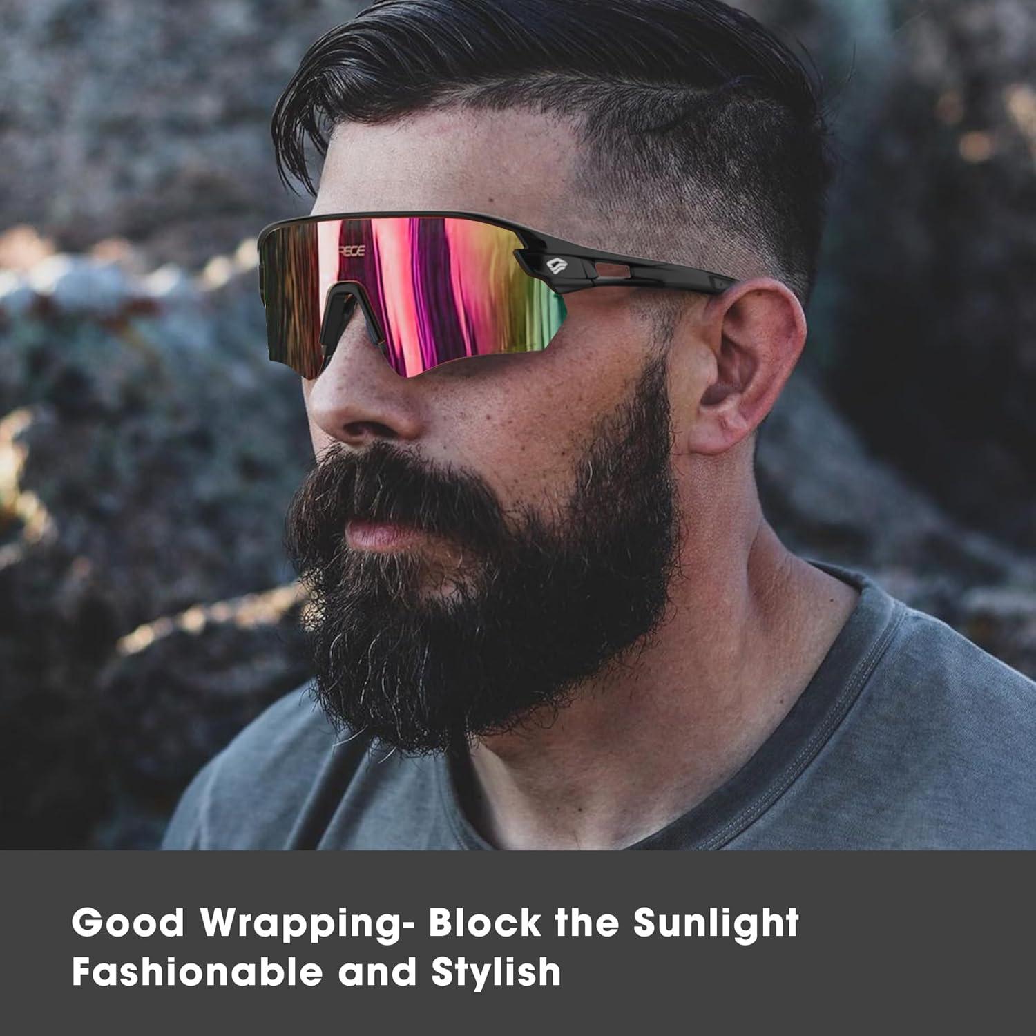 Gafas de sol deportivas Z87 UV protección alta definición