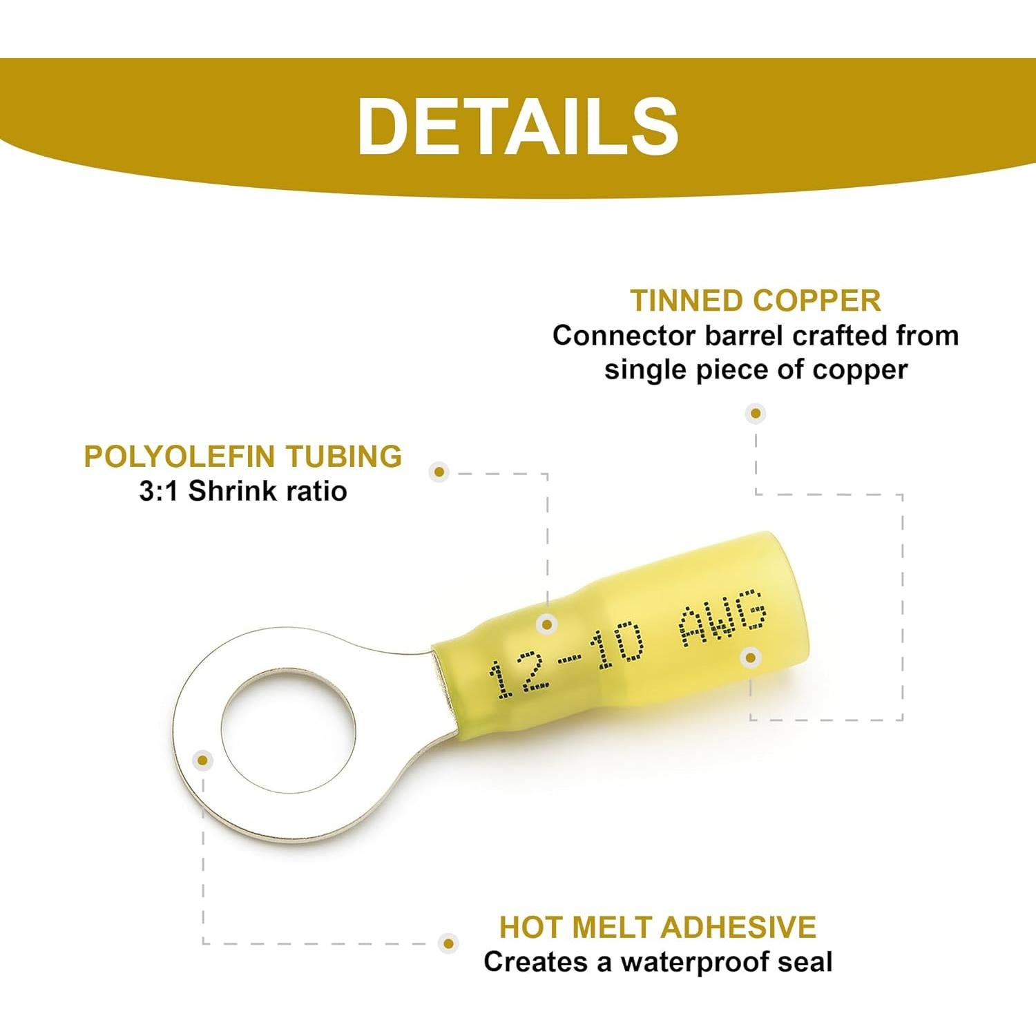 Kit de Conectores Termoretráctiles 320 Piezas Blazewraps