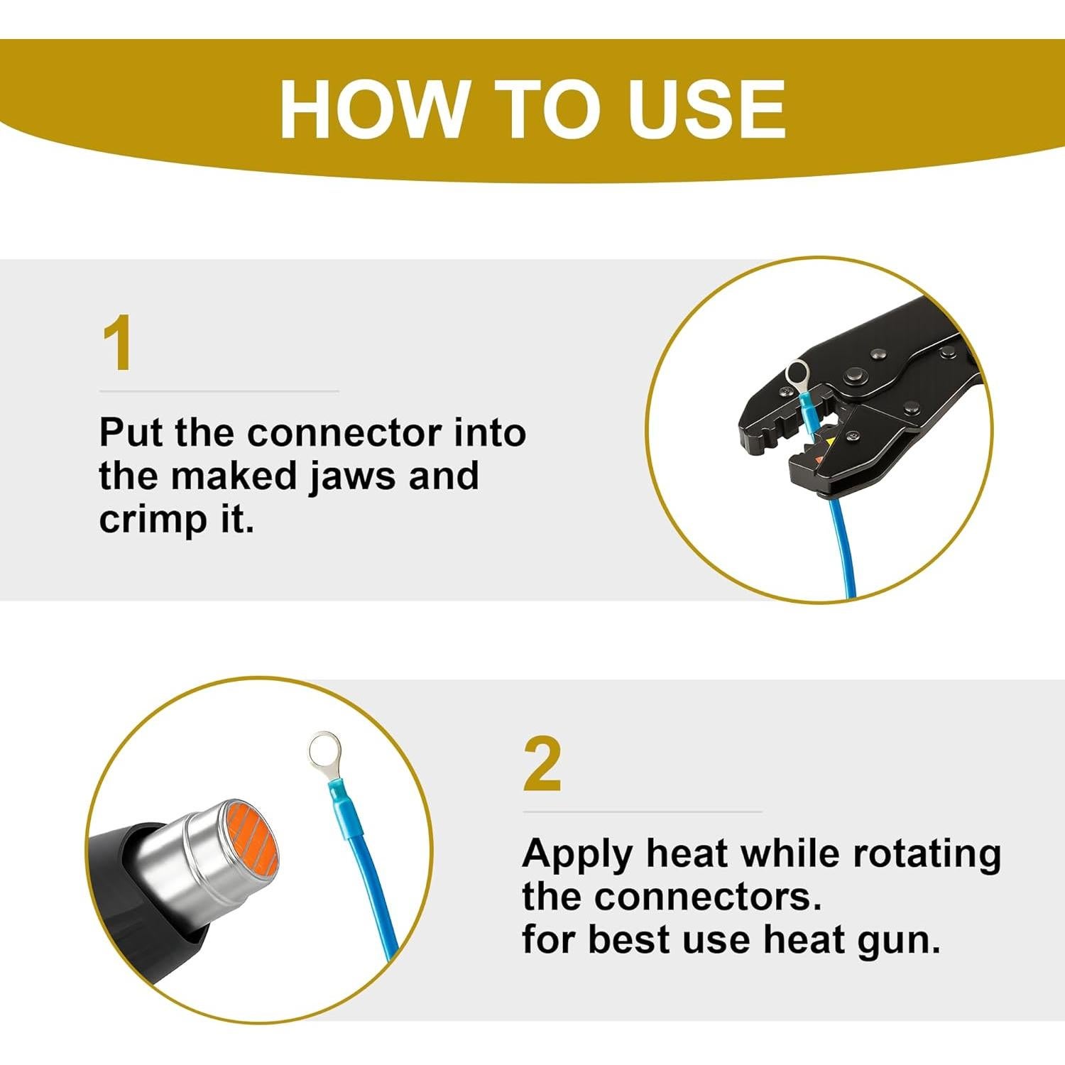 Kit de Conectores Termoretráctiles 320 Piezas Blazewraps