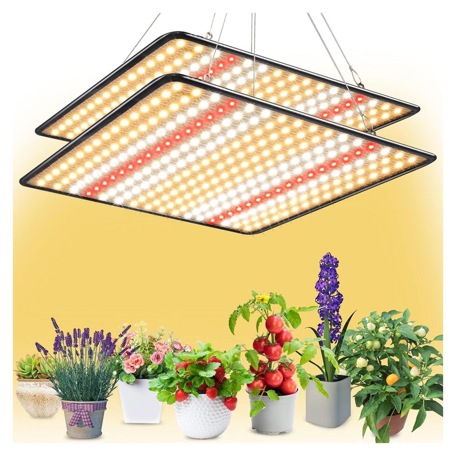 Luz de Crecimiento LED BAVIHOR Sunlike 200W Paquete de 2