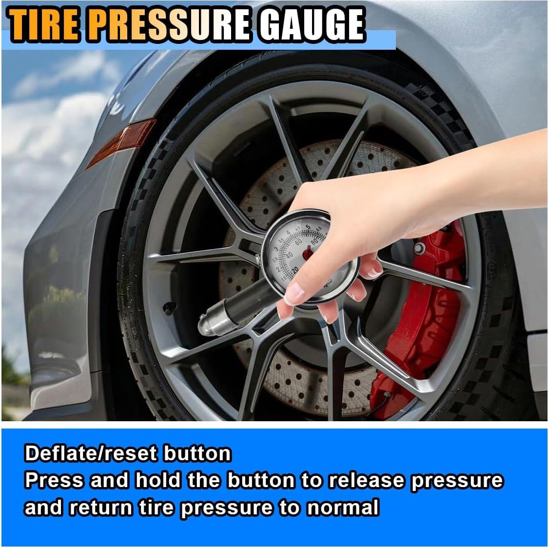 Medidor de Presión de Neumáticos JOYCOURT 0-7 Bar 2PCS