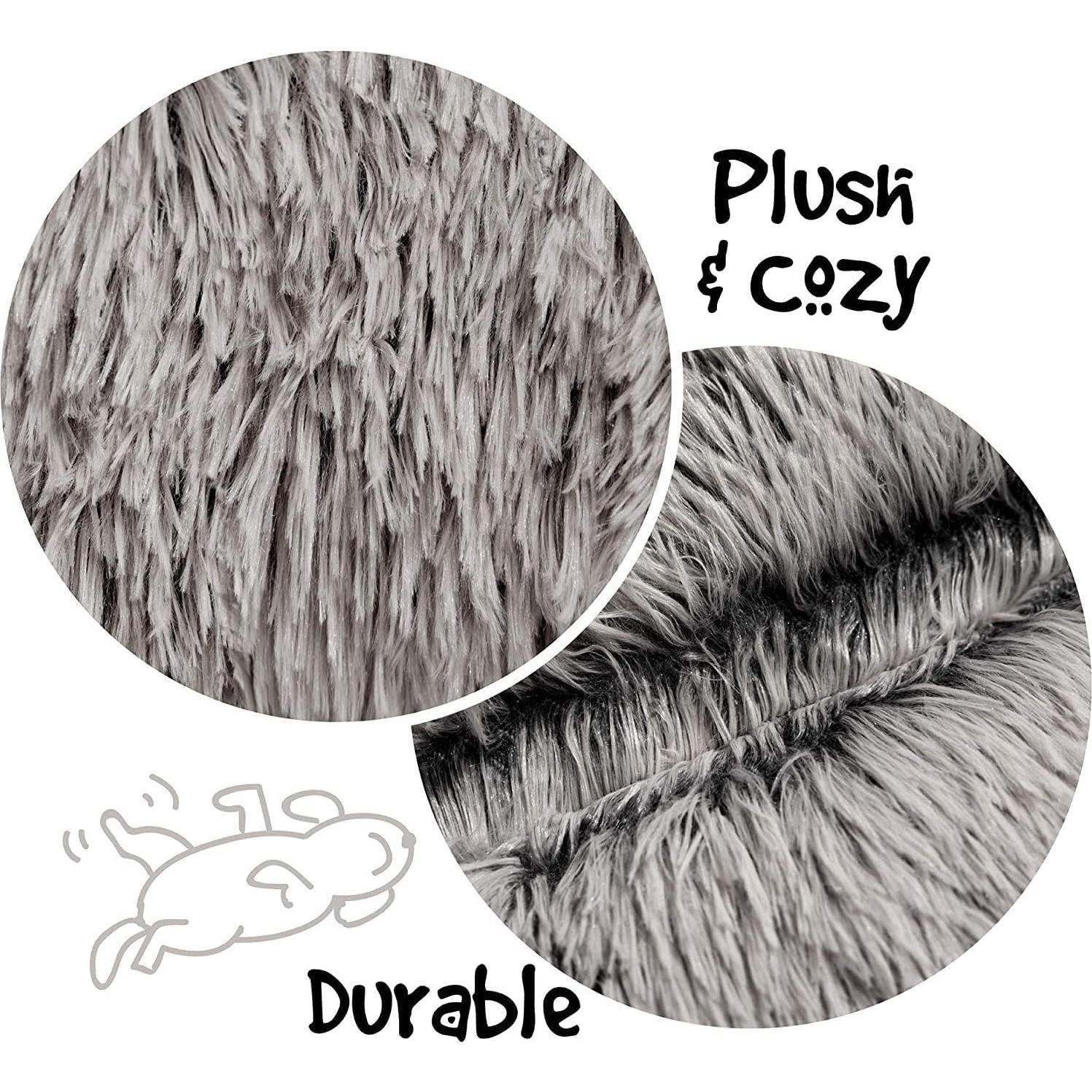 Cama para Perros Pequeños Friends Forever Donut Gris 58.4cm