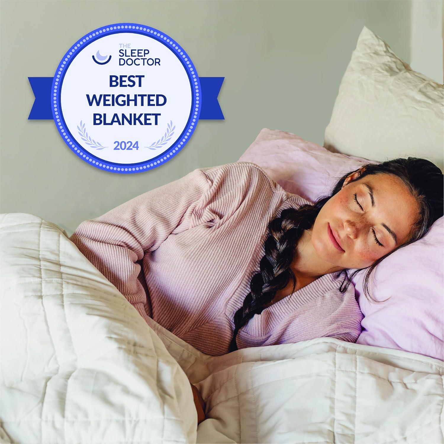 Edredón con peso Baloo 15 lb Doble/Reina 100% Algodón