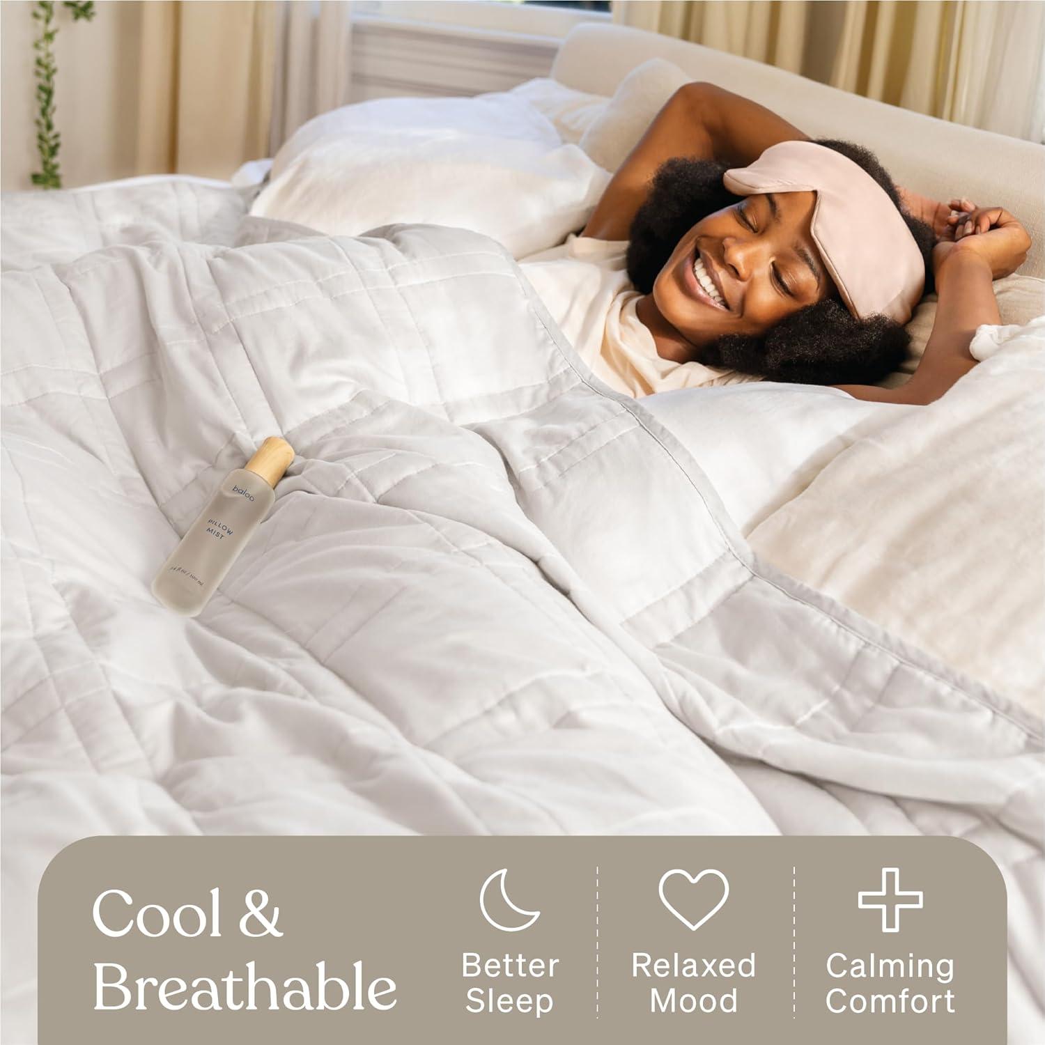 Edredón con peso Baloo 15 lb Doble/Reina 100% Algodón