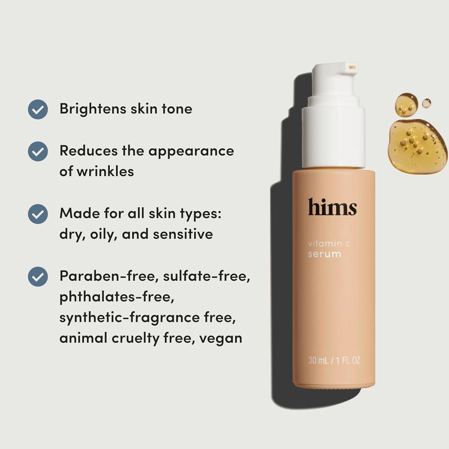 Suero Facial Vitamina C Hims 29.57 ml - Anti-envejecimiento