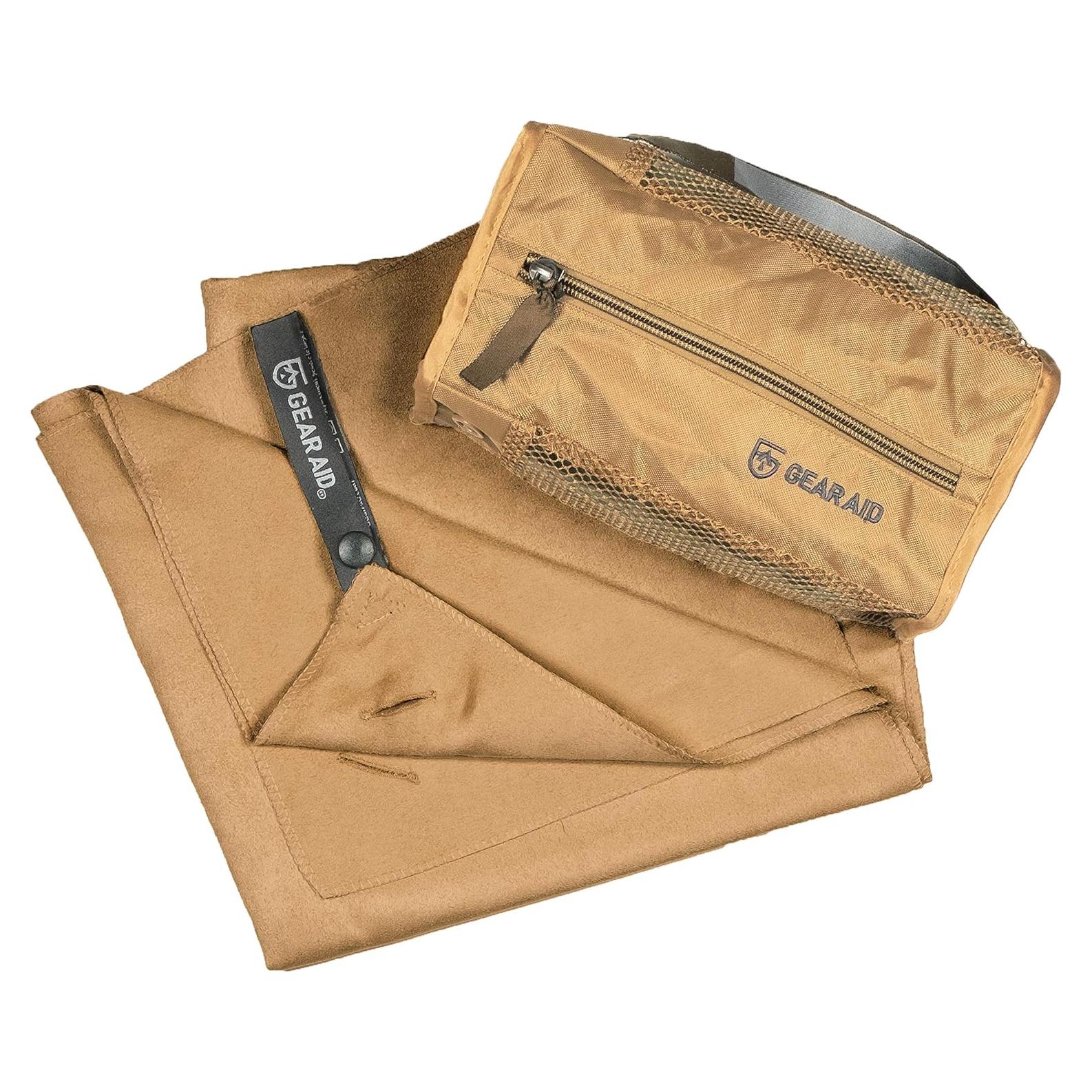 Toalla de Microfibra Gear AID 50x100 cm Secado Rápido Coyote
