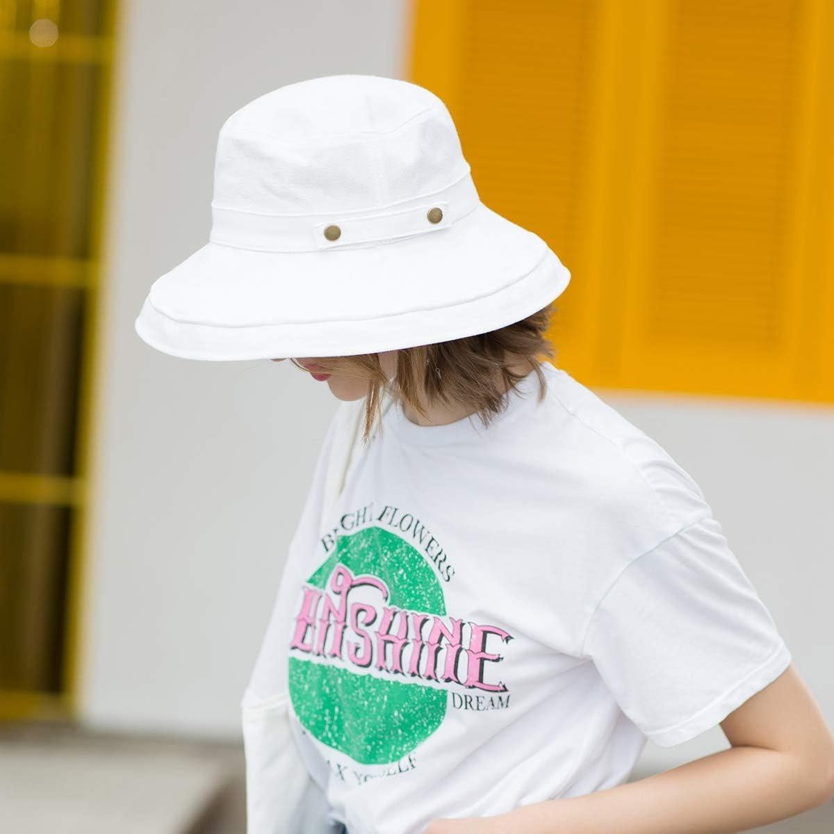 Sombrero de Sol Plegable para Mujeres SOMALER UPF50+ Algodón