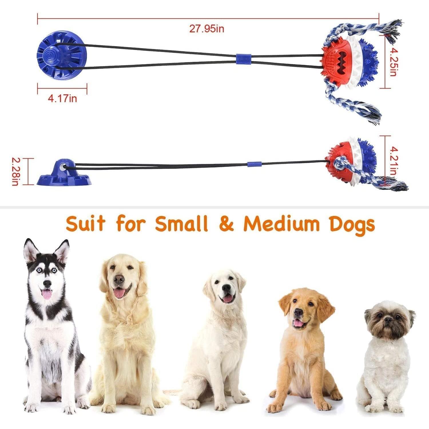 Juguete Interactivo para Perros con Ventosa Bobosogo 11.4cm