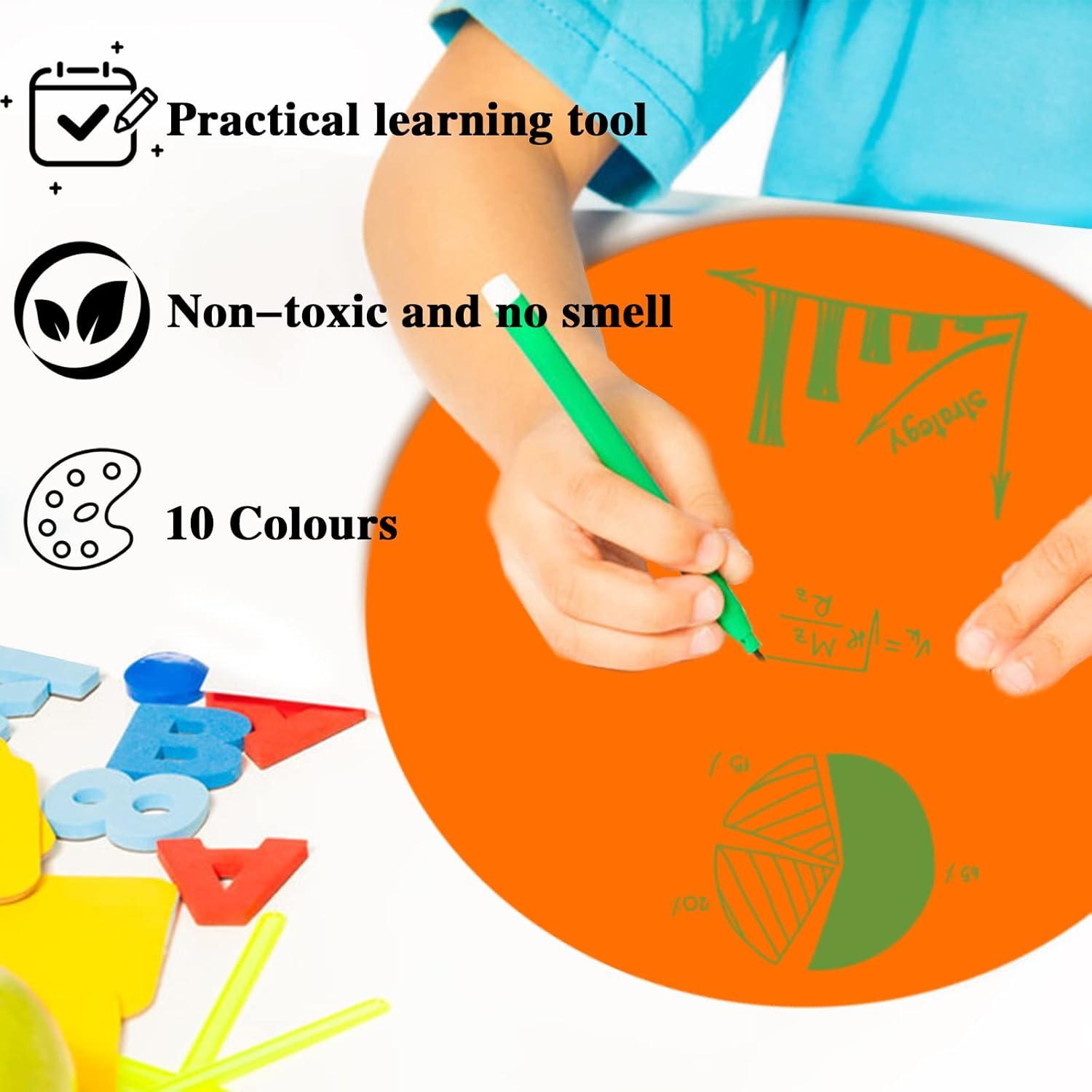 10 Puntos de Borrado en Seco Xuyyicao 28 cm Multicolor