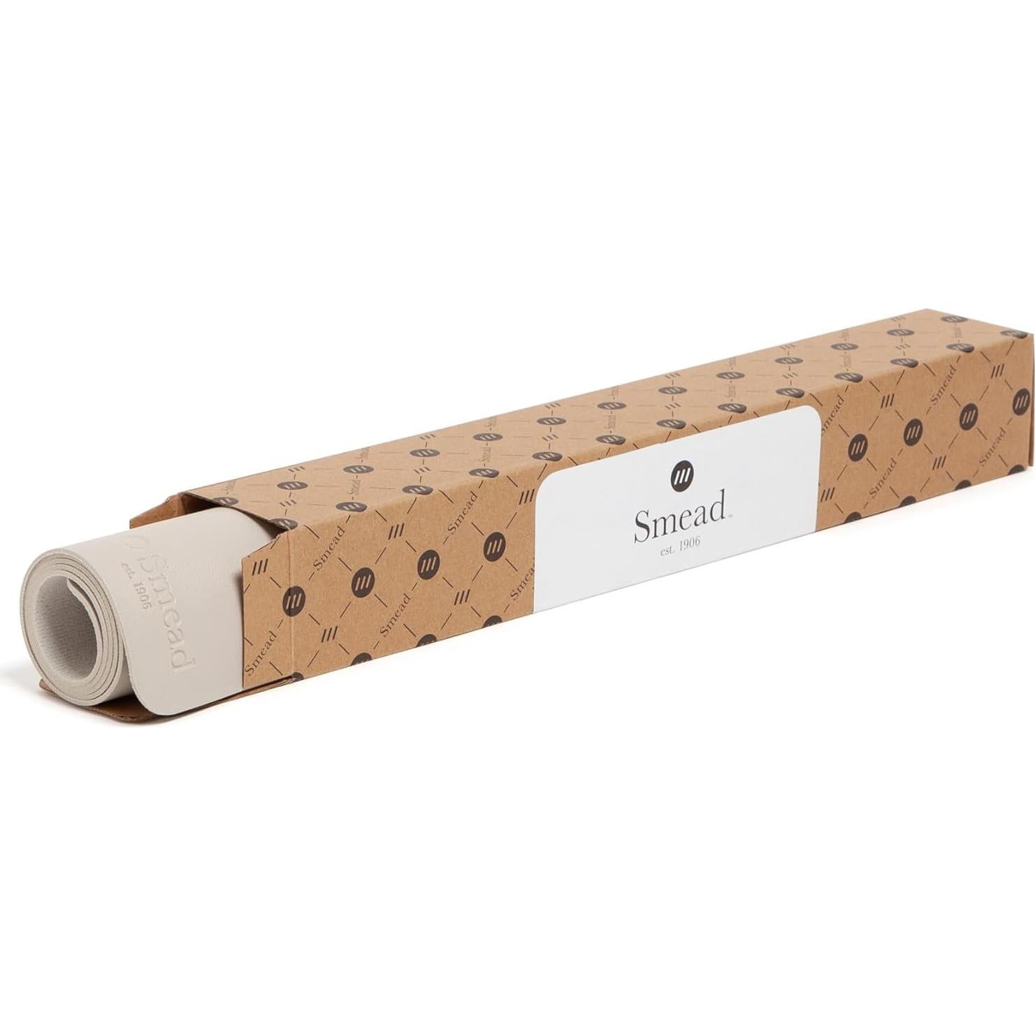 Alfombrilla de Escritorio Smead Cuero Vegano 60x35 cm Beige