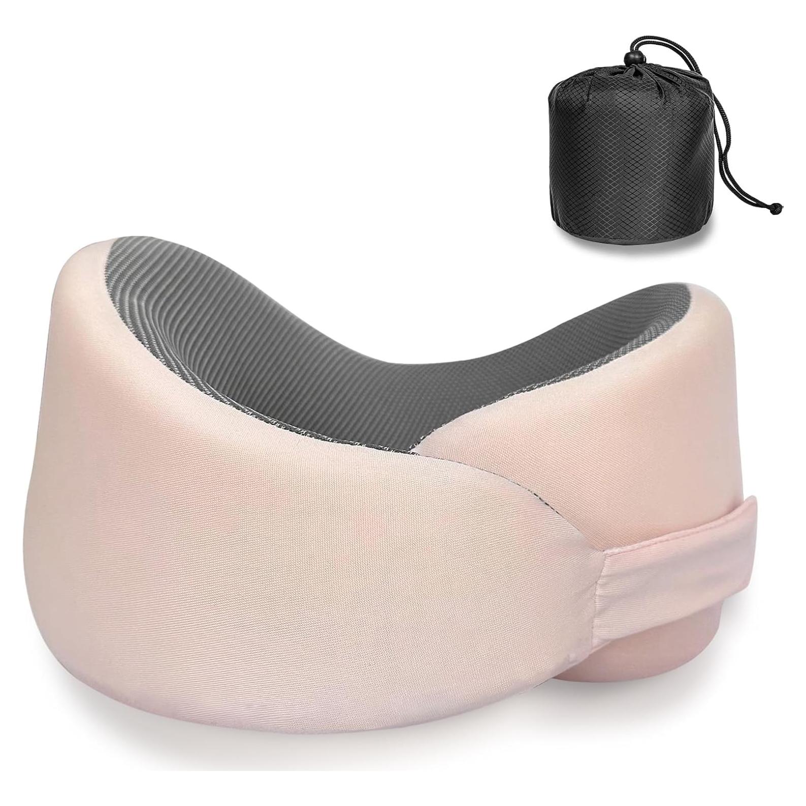 Almohada de Viaje Waadiot VTP01DG Espuma de Memoria Rosa