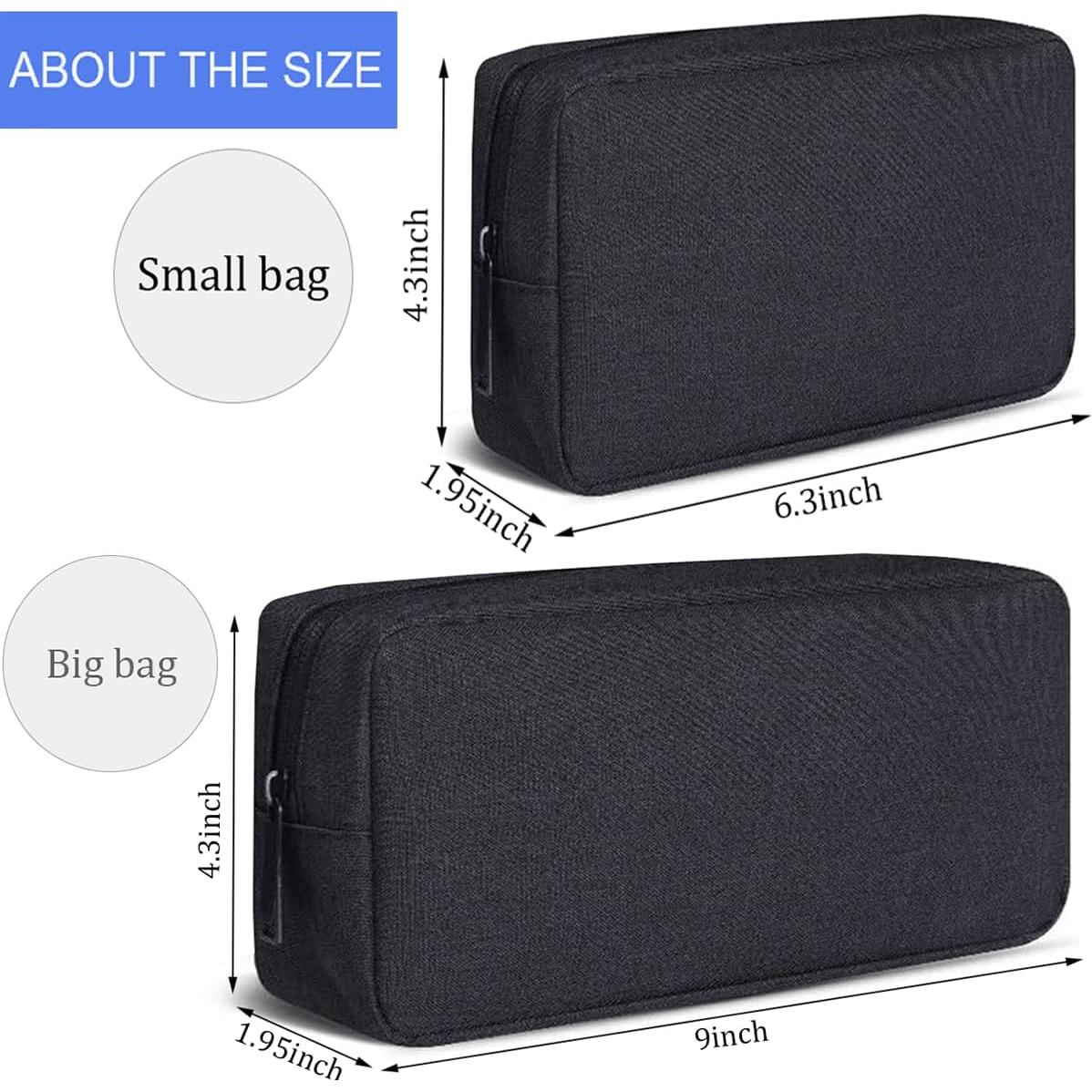 Organizador de Cables CAAORDKSO Pequeño Negro Impermeable