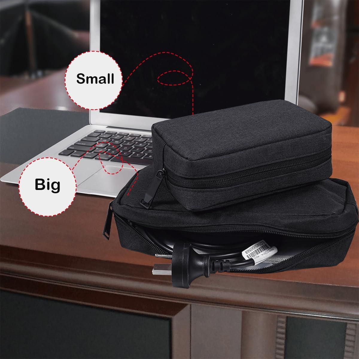 Organizador de Cables CAAORDKSO Pequeño Negro Impermeable