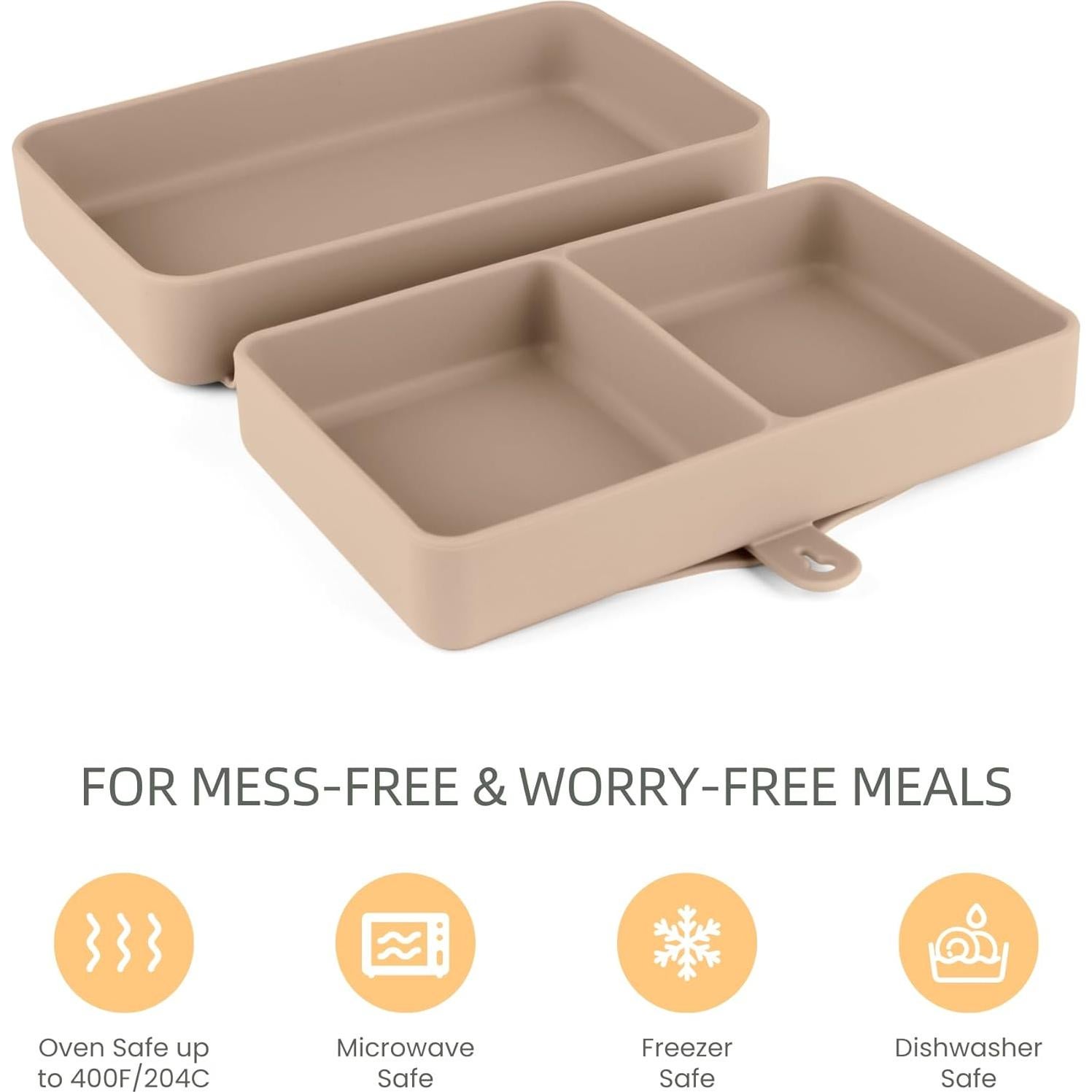 Plato de Silicona Nearbyme Plegable para Bebés 18x12.9 cm