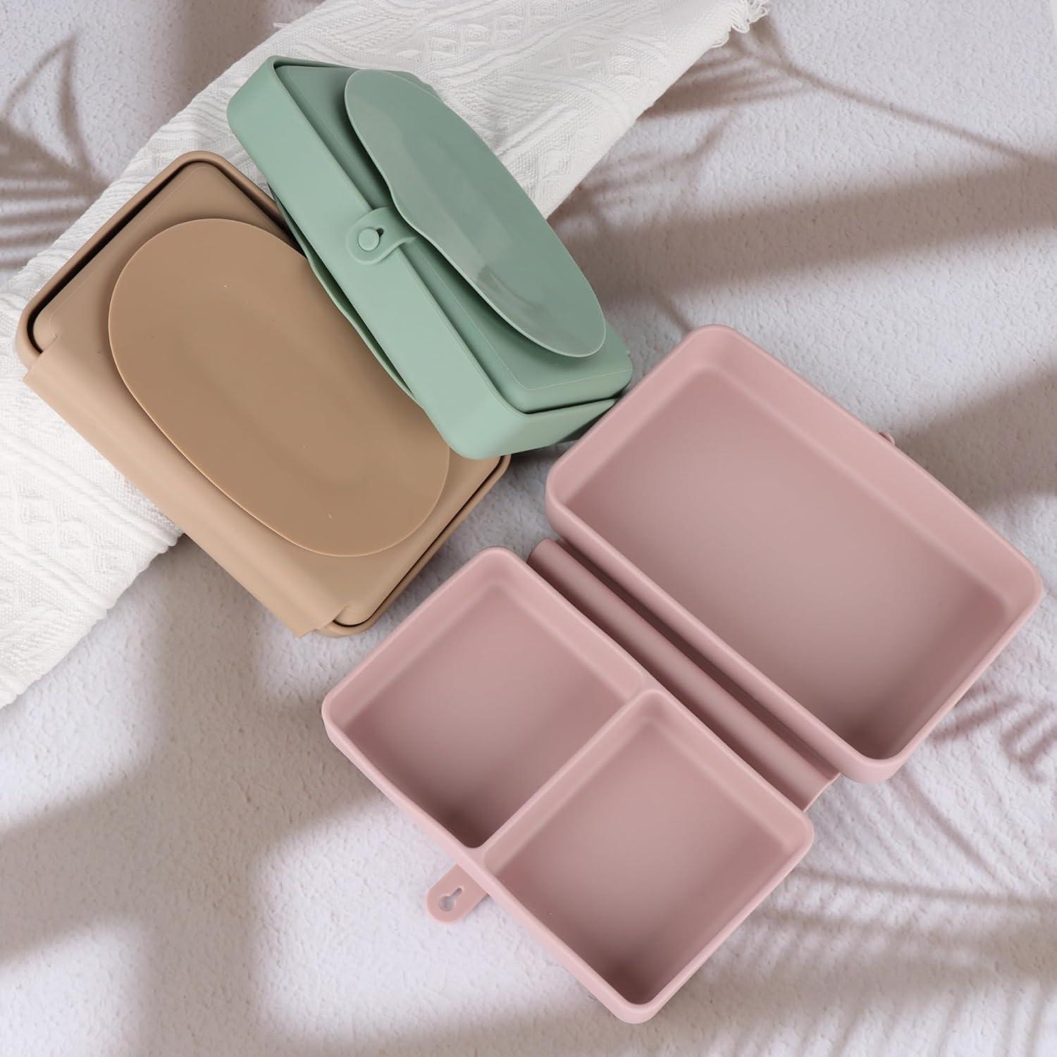 Plato de Silicona Nearbyme Plegable para Bebés 18x12.9 cm