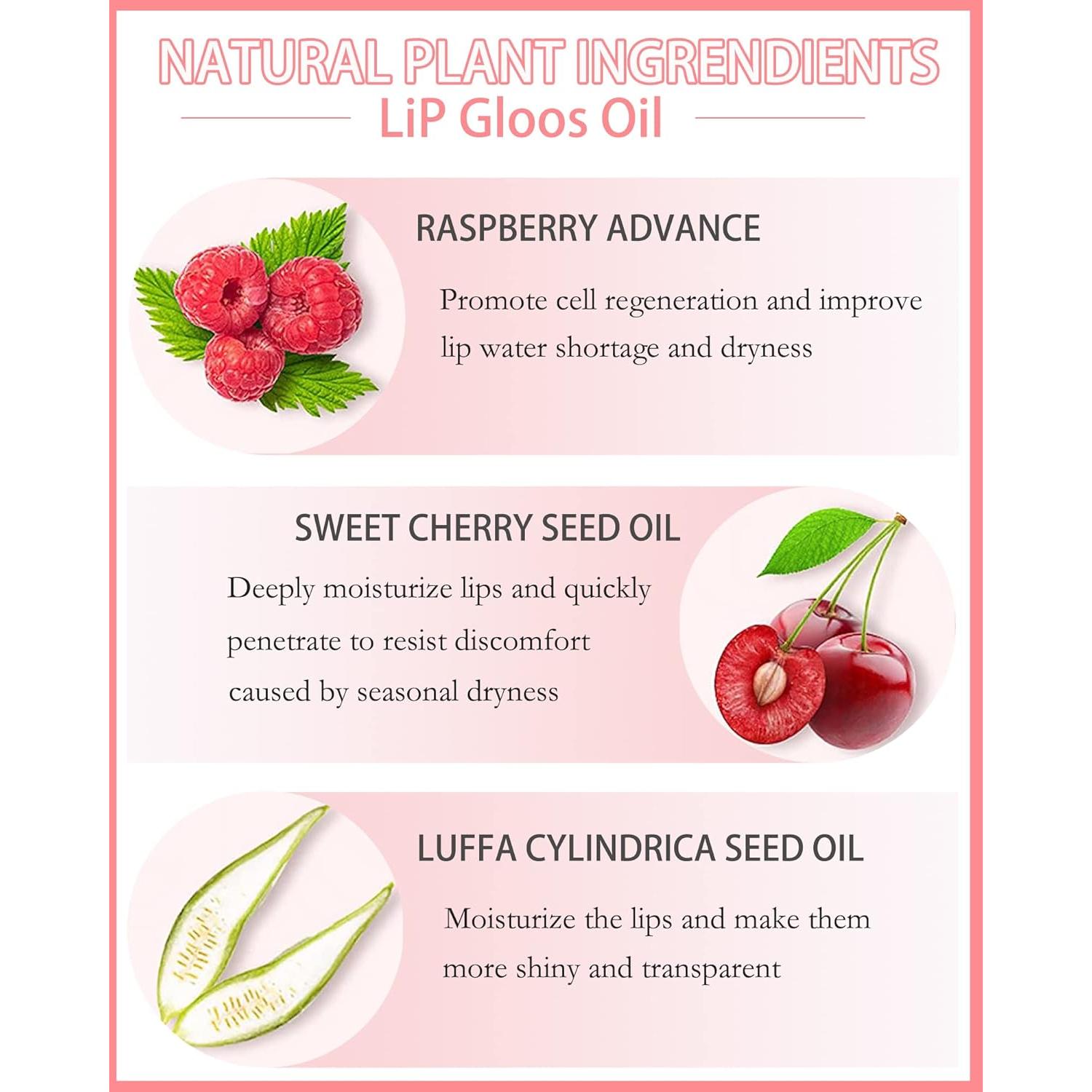 Aceite de Labios Hidratante LYSdefeu Berry 32g - Brillo Voluminizador