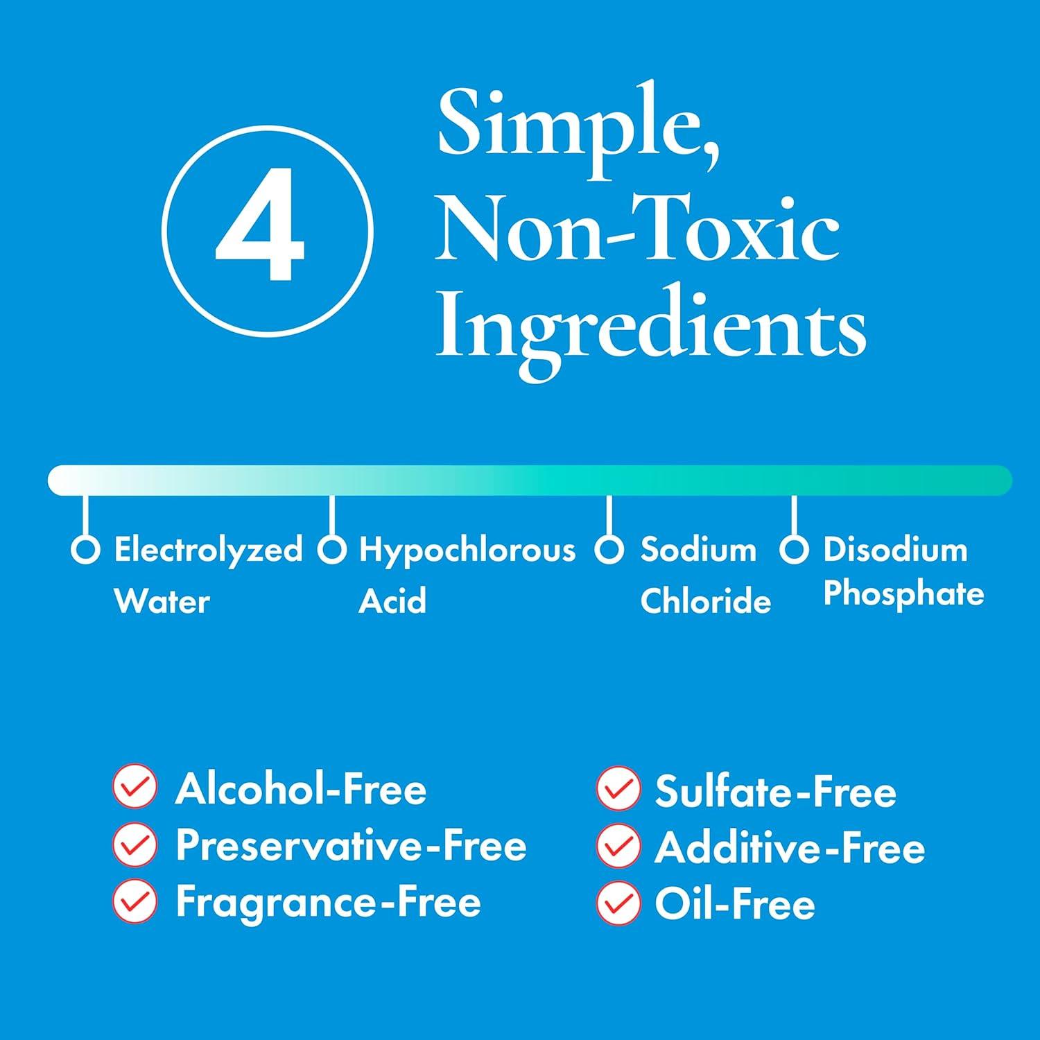 Spray de Ácido Hipocloroso HypoClear 236.6 ml - Limpiador Facial Suave