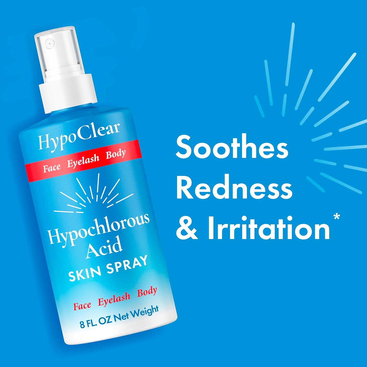 Spray de Ácido Hipocloroso HypoClear 236.6 ml - Limpiador Facial Suave