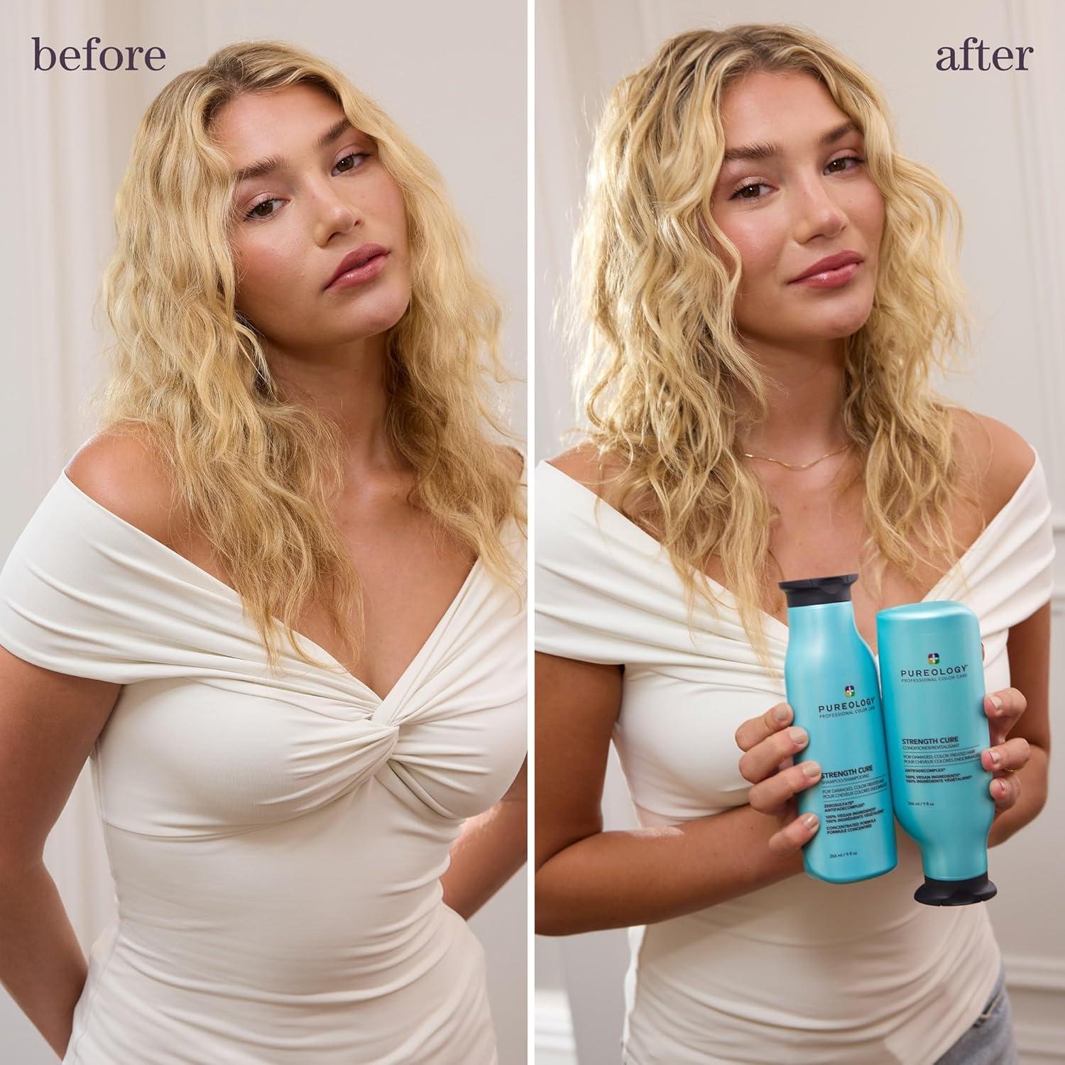 Conjunto Champú y Acondicionador Pureology Strength Cure 266ml