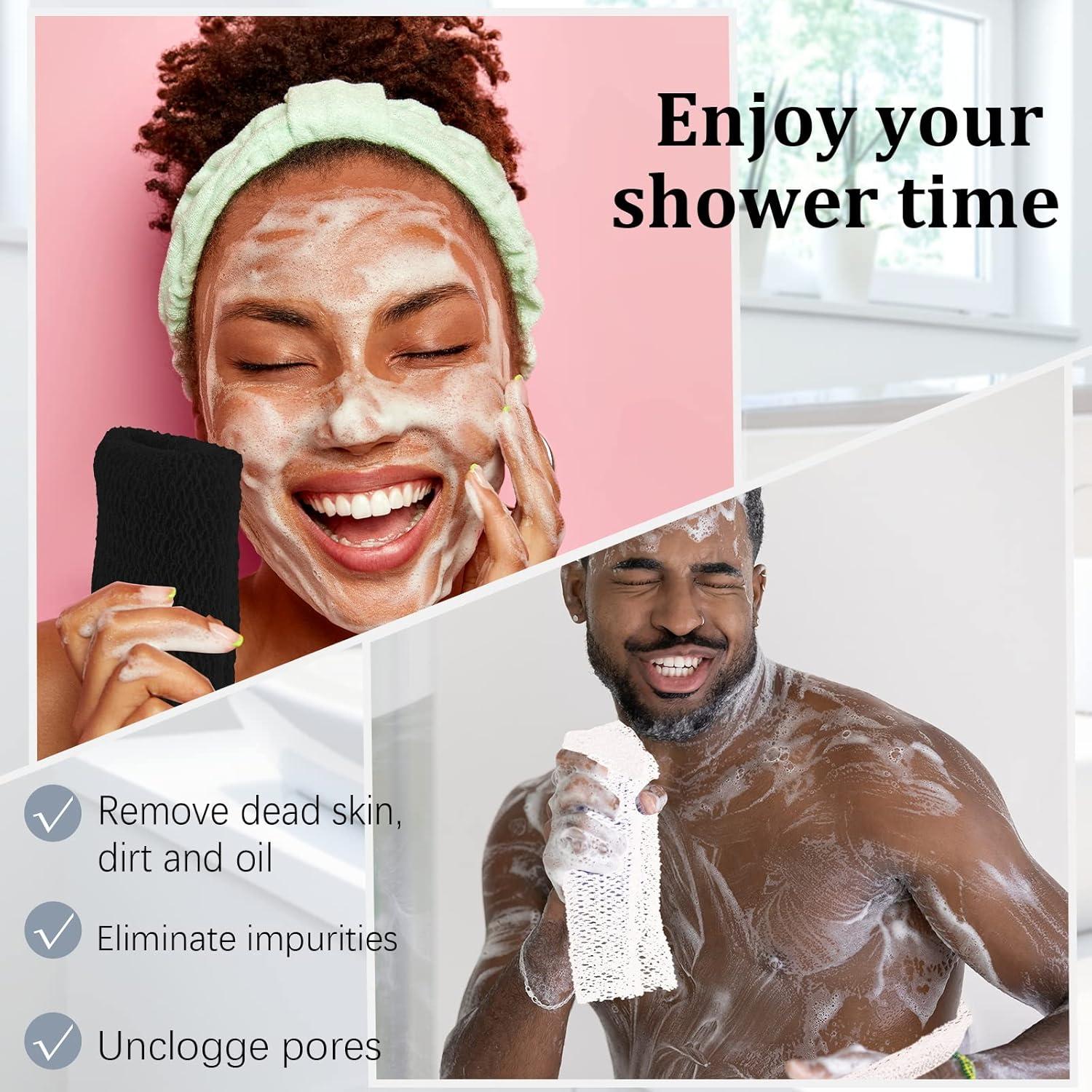 Esponja Exfoliante Africana Shappy 2 Pcs 65x20 cm Nylon