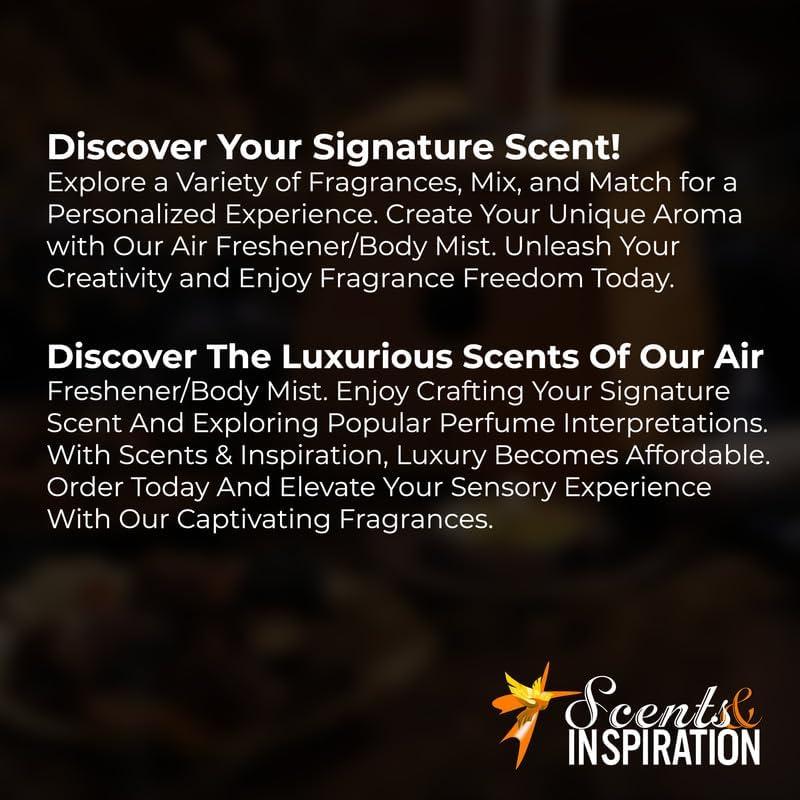 Ambientador y Bruma Corporal Scents & Inspiration 59 ml - Fragancia Masculina