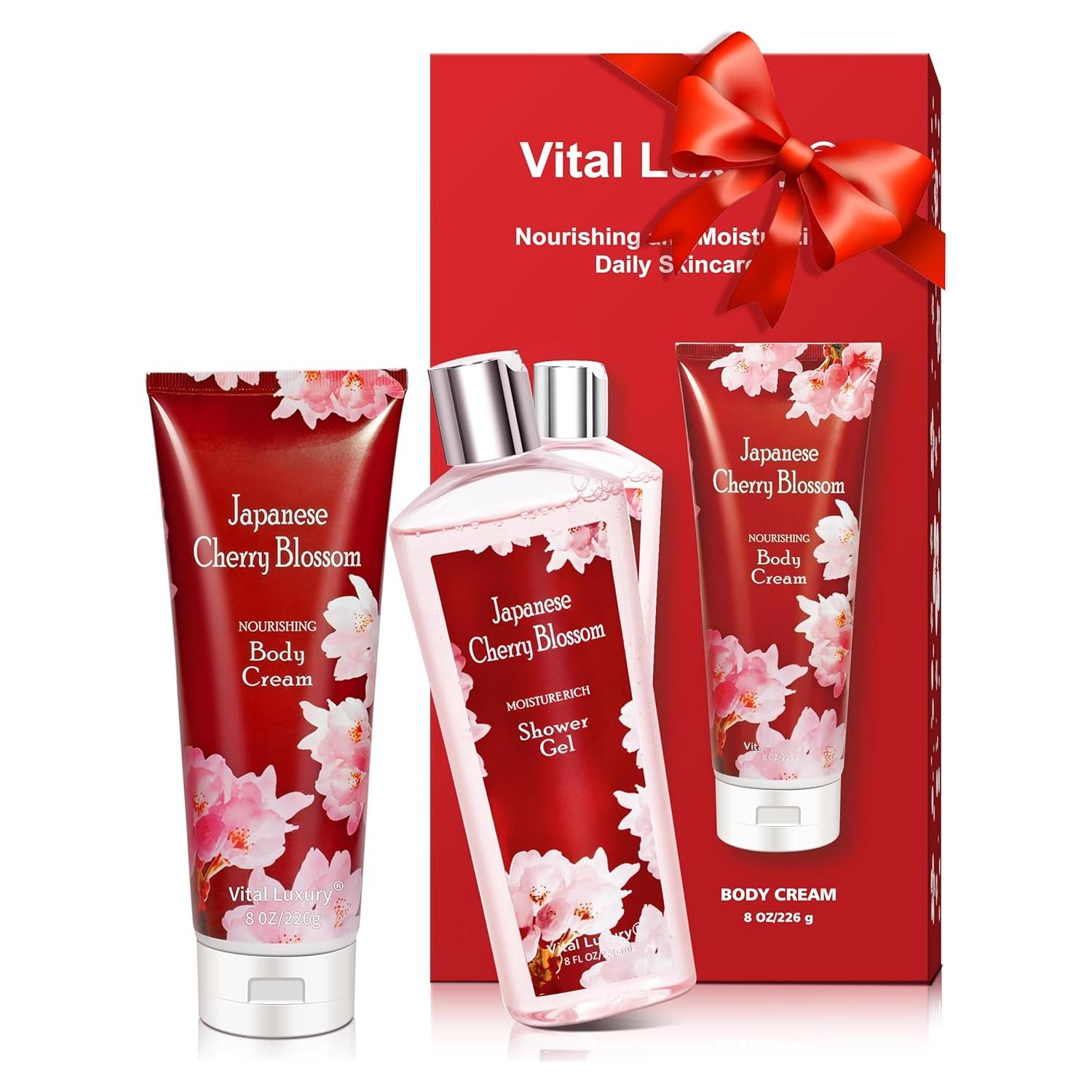 Juego de baño Vital Luxury Flor de Cerezo Japonés 236mL