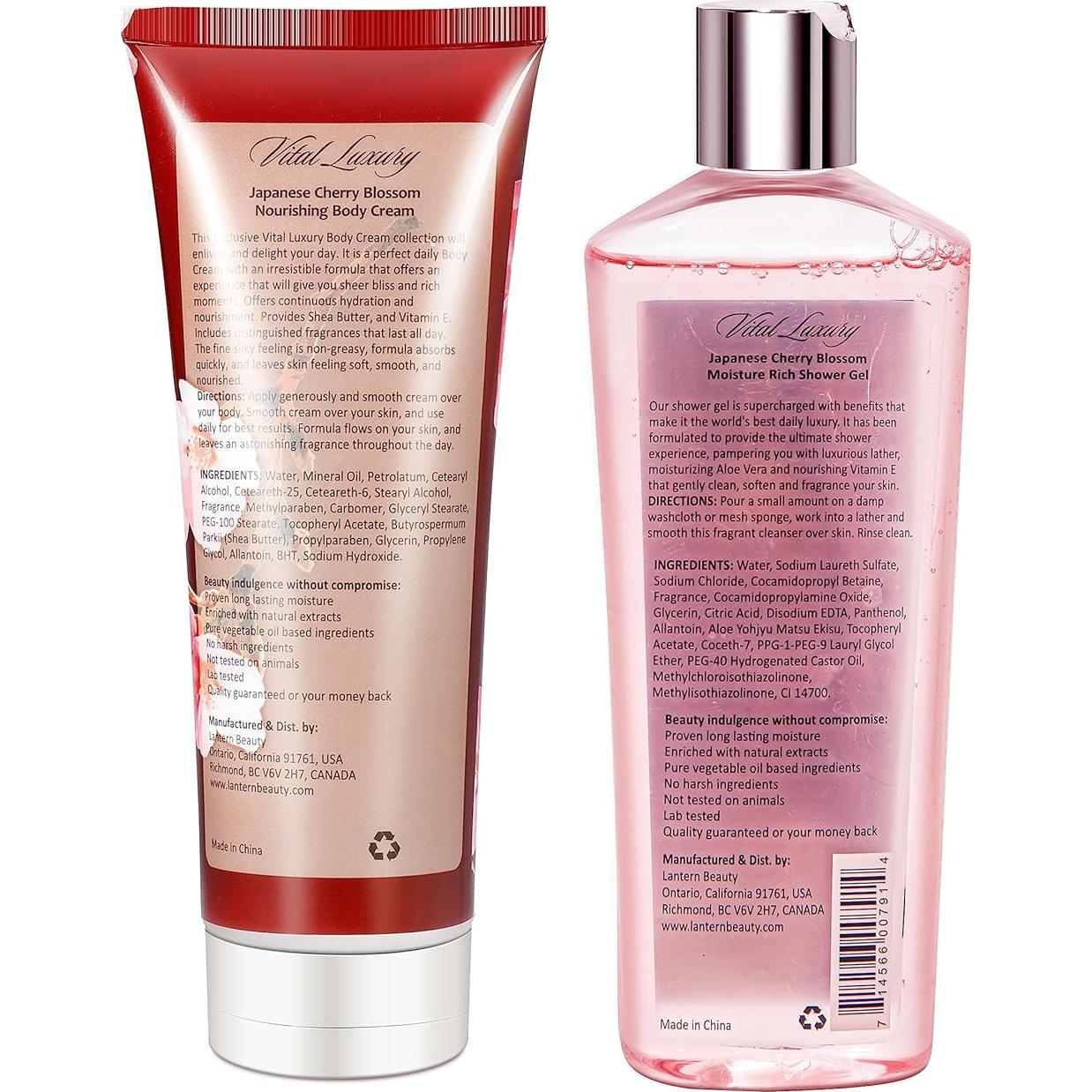 Juego de baño Vital Luxury Flor de Cerezo Japonés 236mL