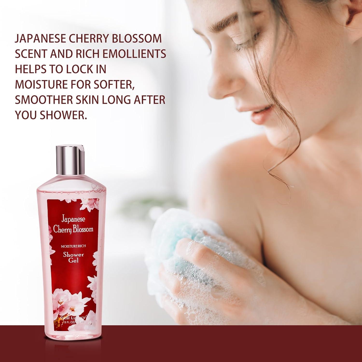 Juego de baño Vital Luxury Flor de Cerezo Japonés 236mL