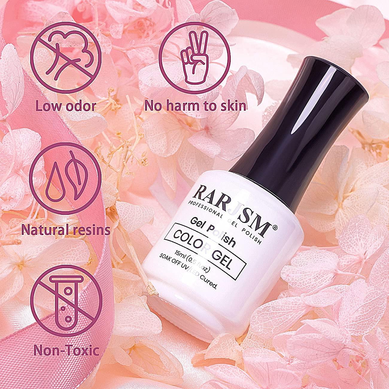 Esmalte de Uñas Gel Rosa Nude RARJSM 15ml - Colección Bubble