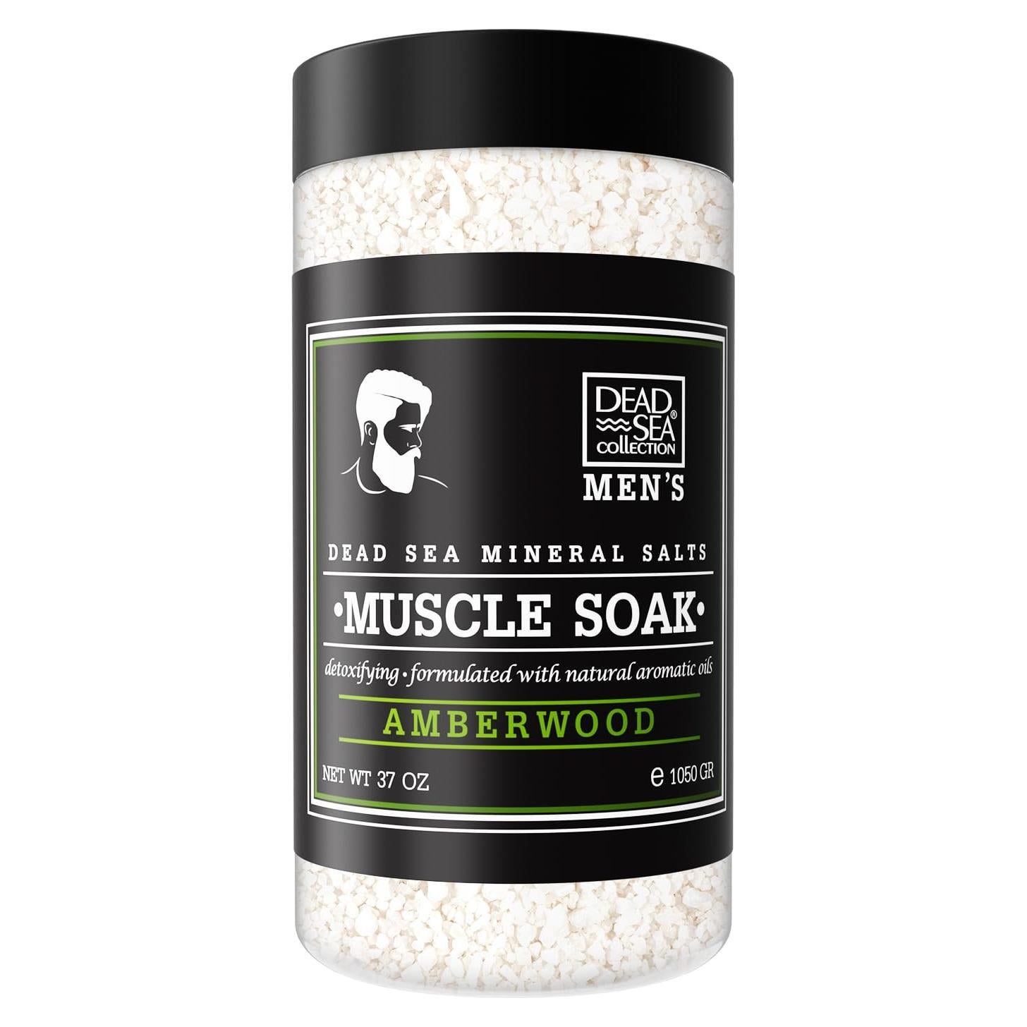 Sales de Baño del Mar Muerto Crystalline 1.05 Kg - Madera Ámbar