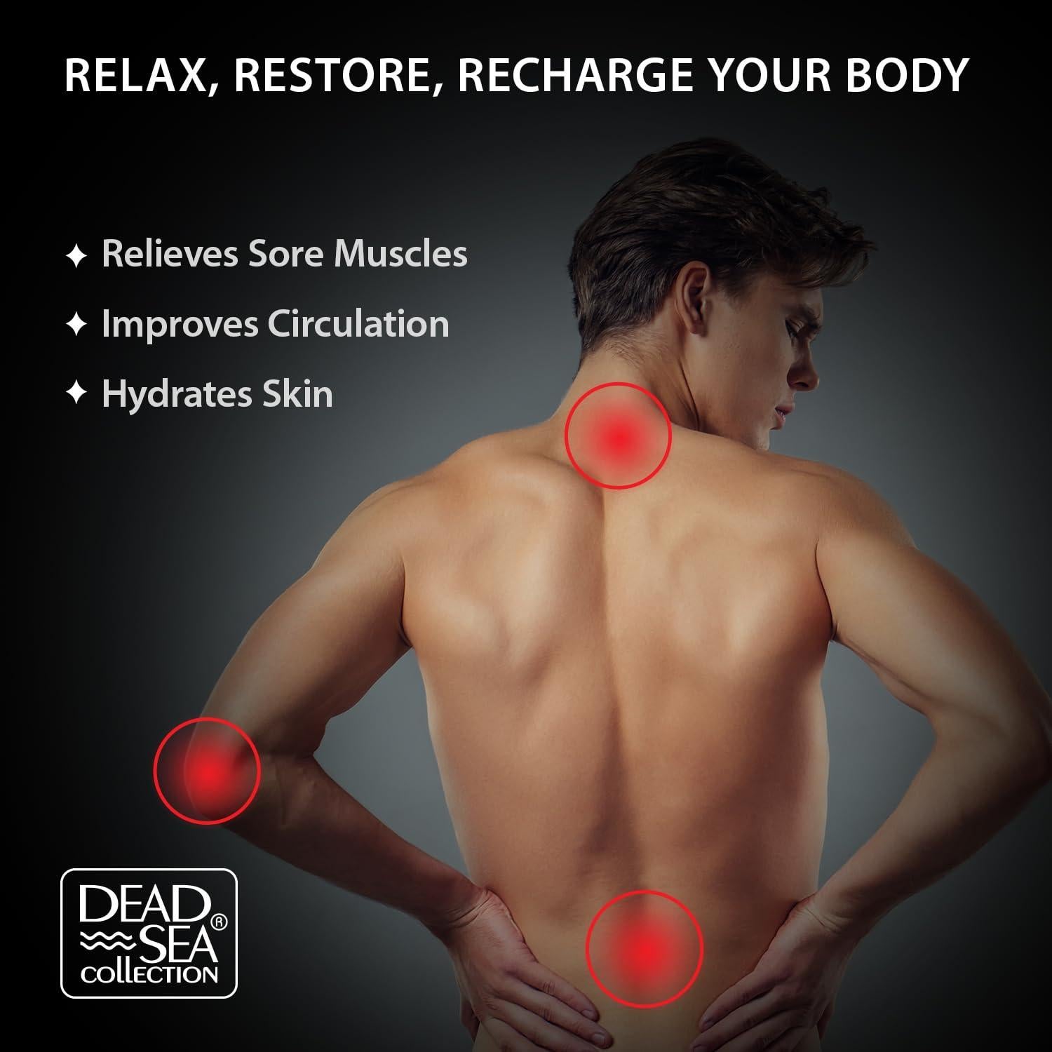 Sales de Baño del Mar Muerto Crystalline 1.05 Kg - Madera Ámbar