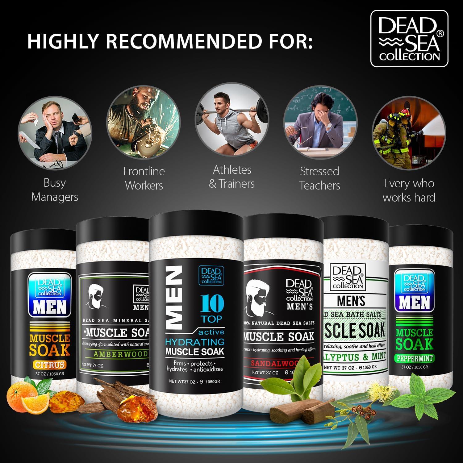 Sales de Baño del Mar Muerto Crystalline 1.05 Kg - Madera Ámbar