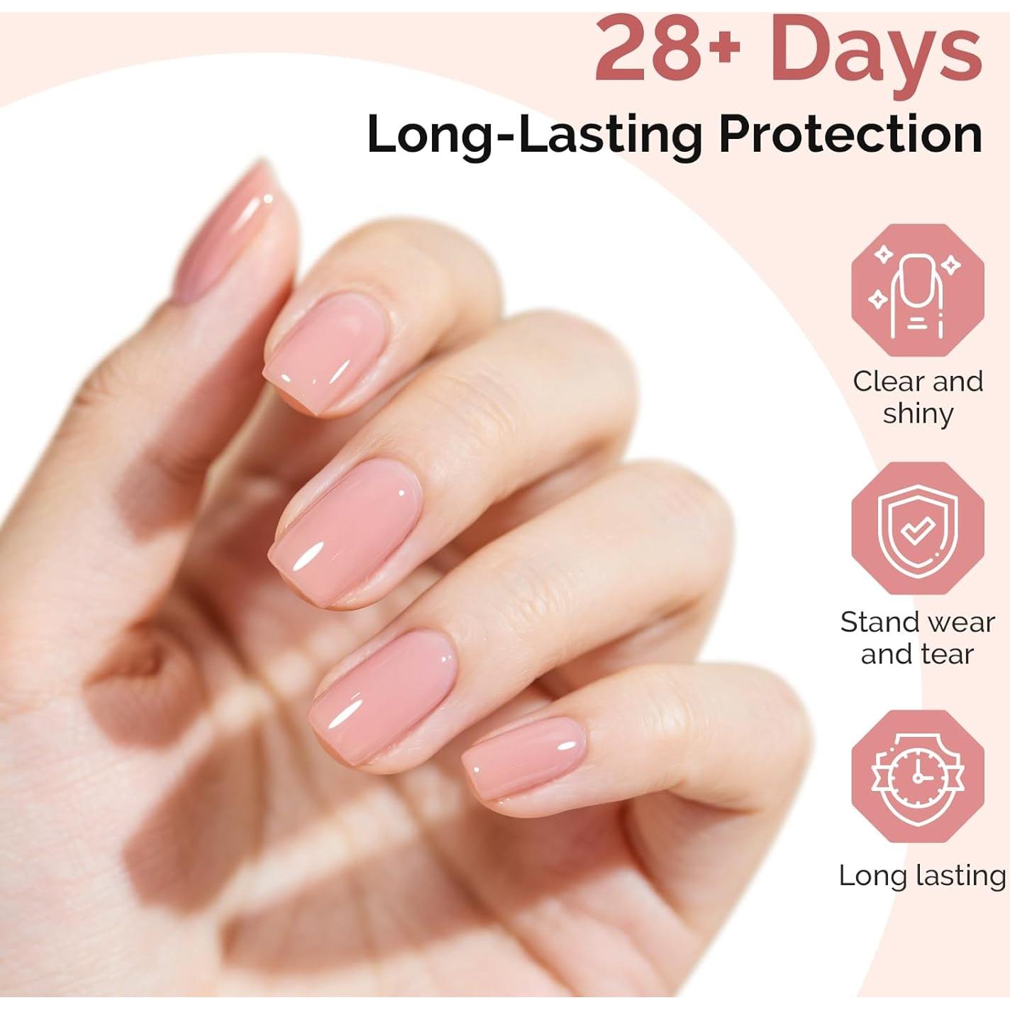 Kit de Manicura UV LED MelodySusie Base Coat 15ml - Larga Duración