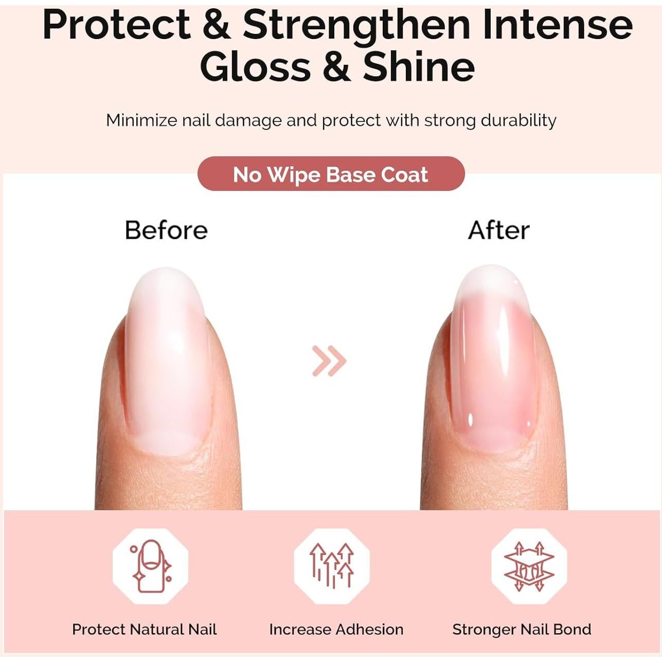 Kit de Manicura UV LED MelodySusie Base Coat 15ml - Larga Duración