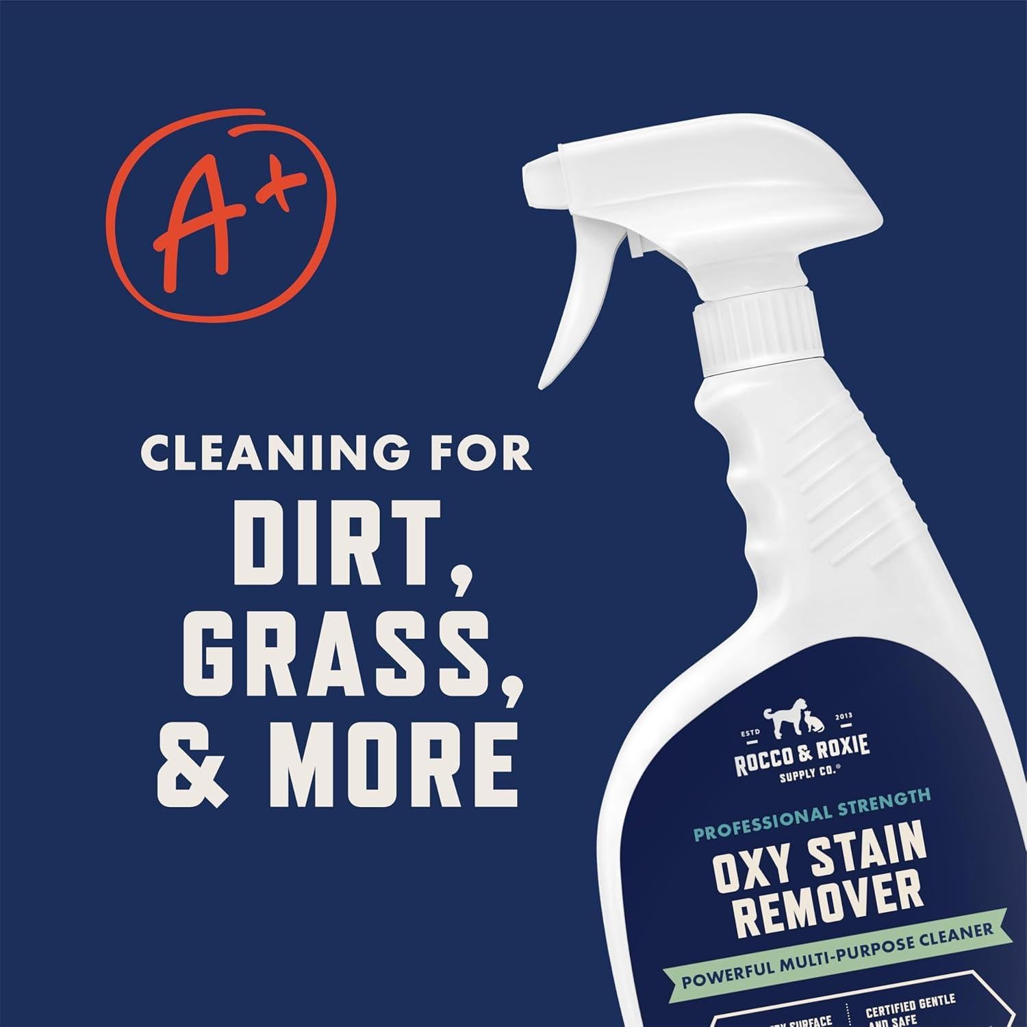 Rocco & Roxie Removedor de Manchas Oxy 946ml - Limpiador Multiusos