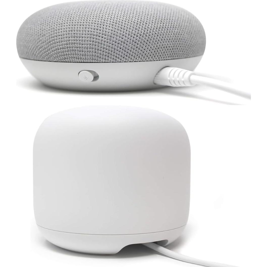 Adaptador de corriente 1.83m Vebner para Google Nest Mini y Hub