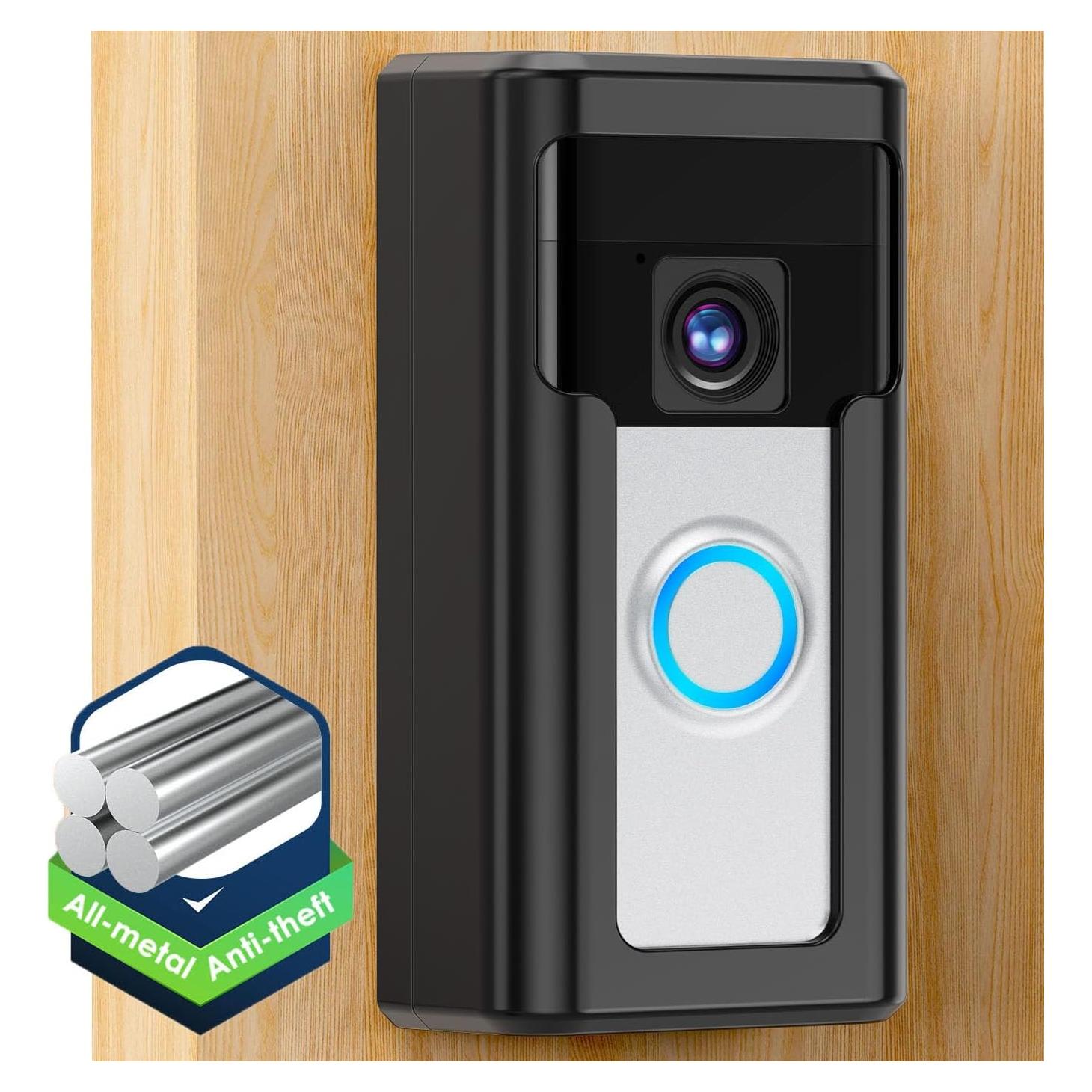 Soporte de Timbre de Video Liwin Antirrobo para Blink - Negro