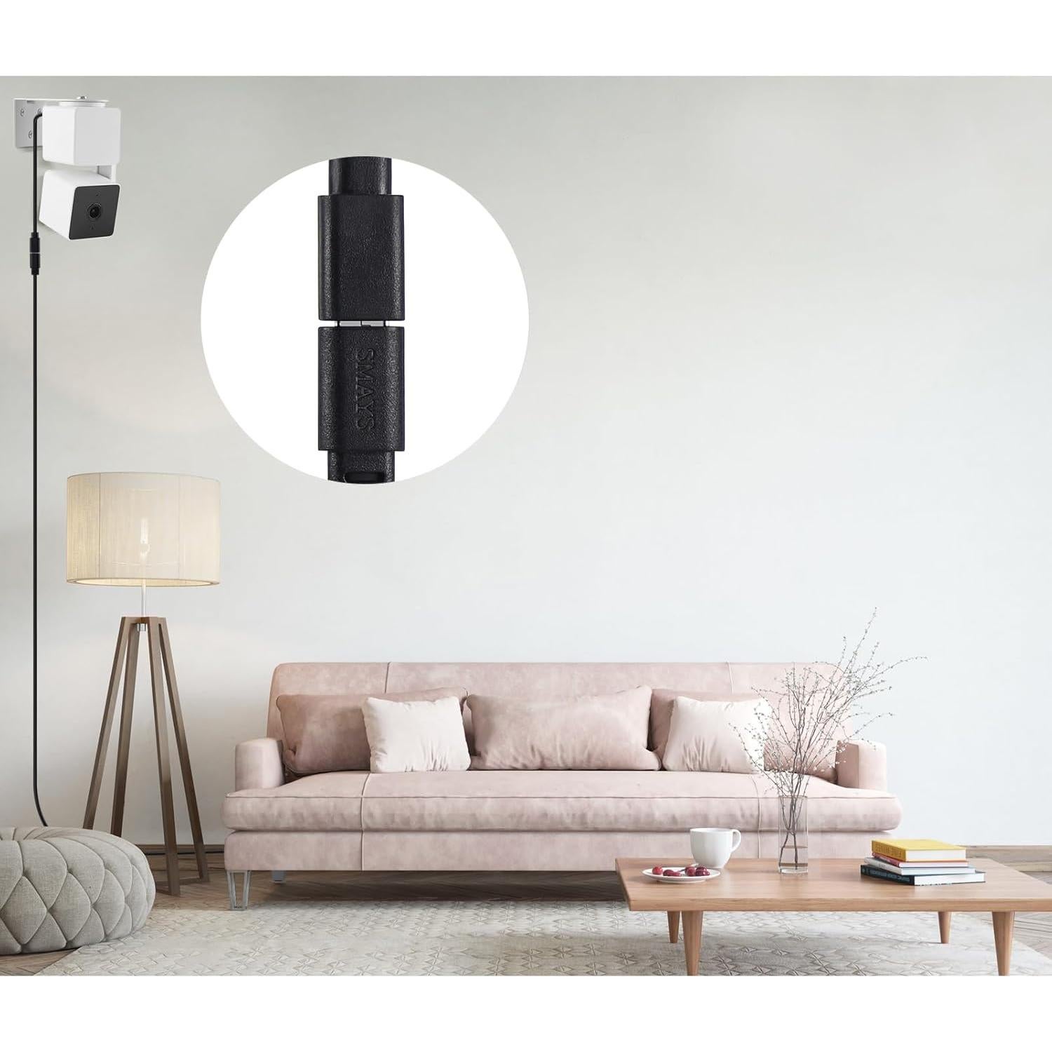 Paquete de 4 cables de extensión micro USB para WYZE Cam Pan v3