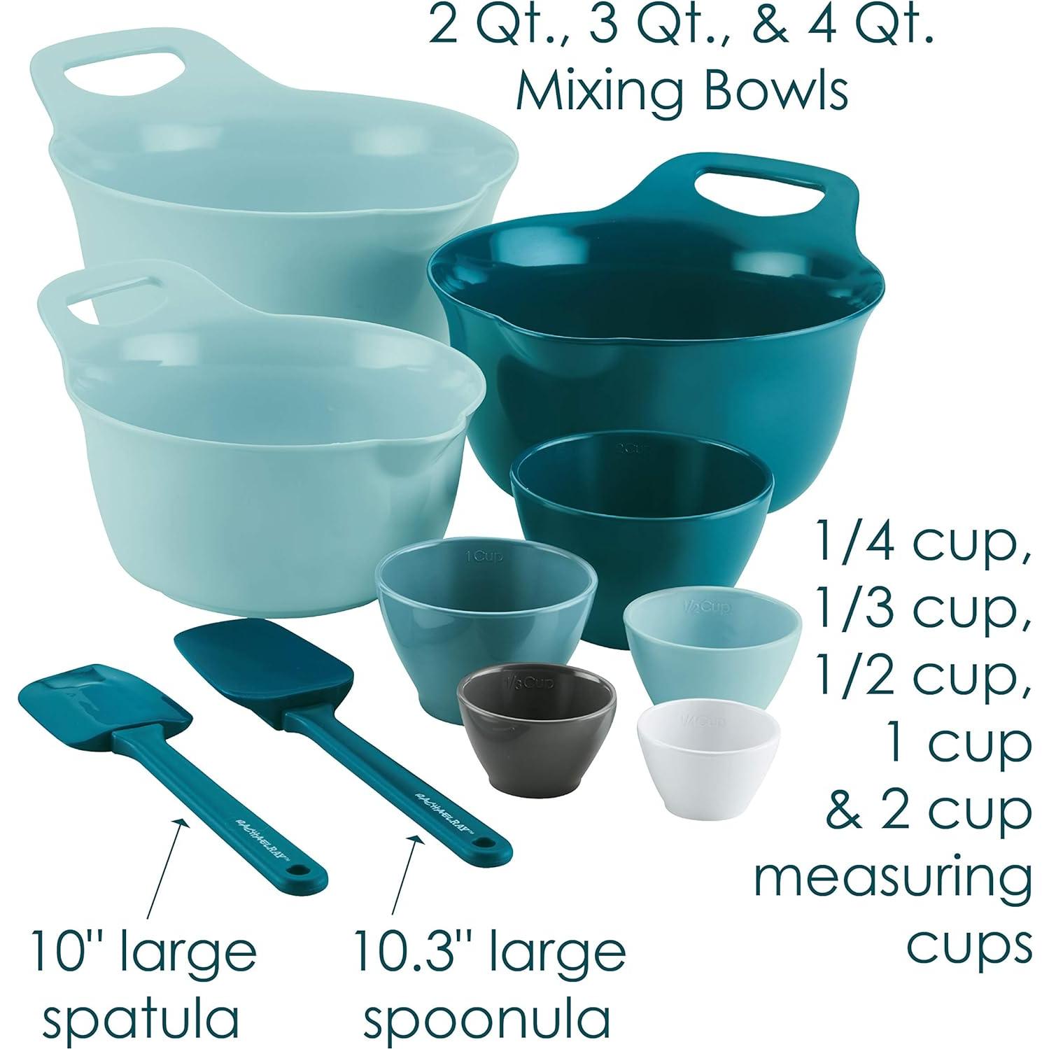 Juego de Cocina Rachael Ray 10 Piezas Mezcla y Medida