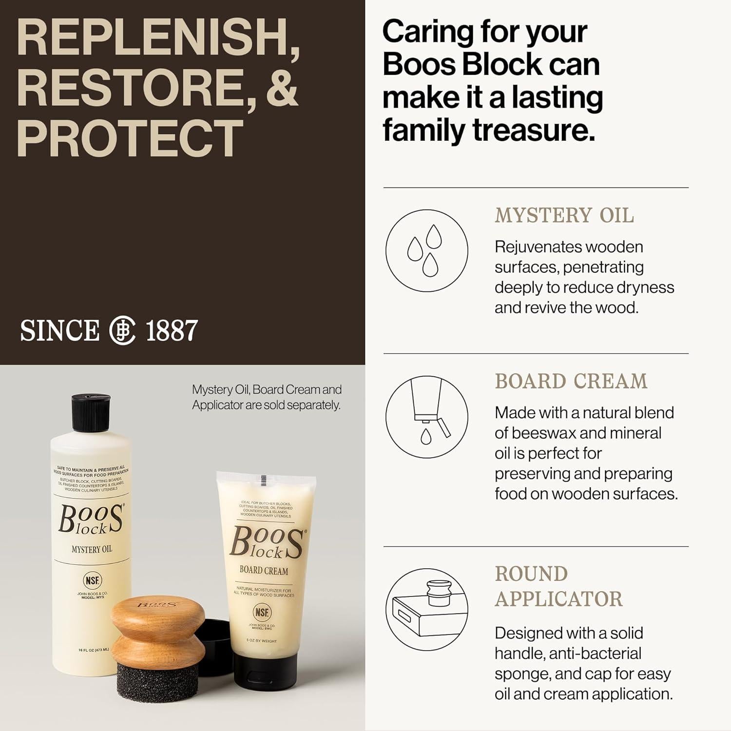 Tabla de Cortar de Madera John Boos R-Board 45.72x30.48 cm Reversible