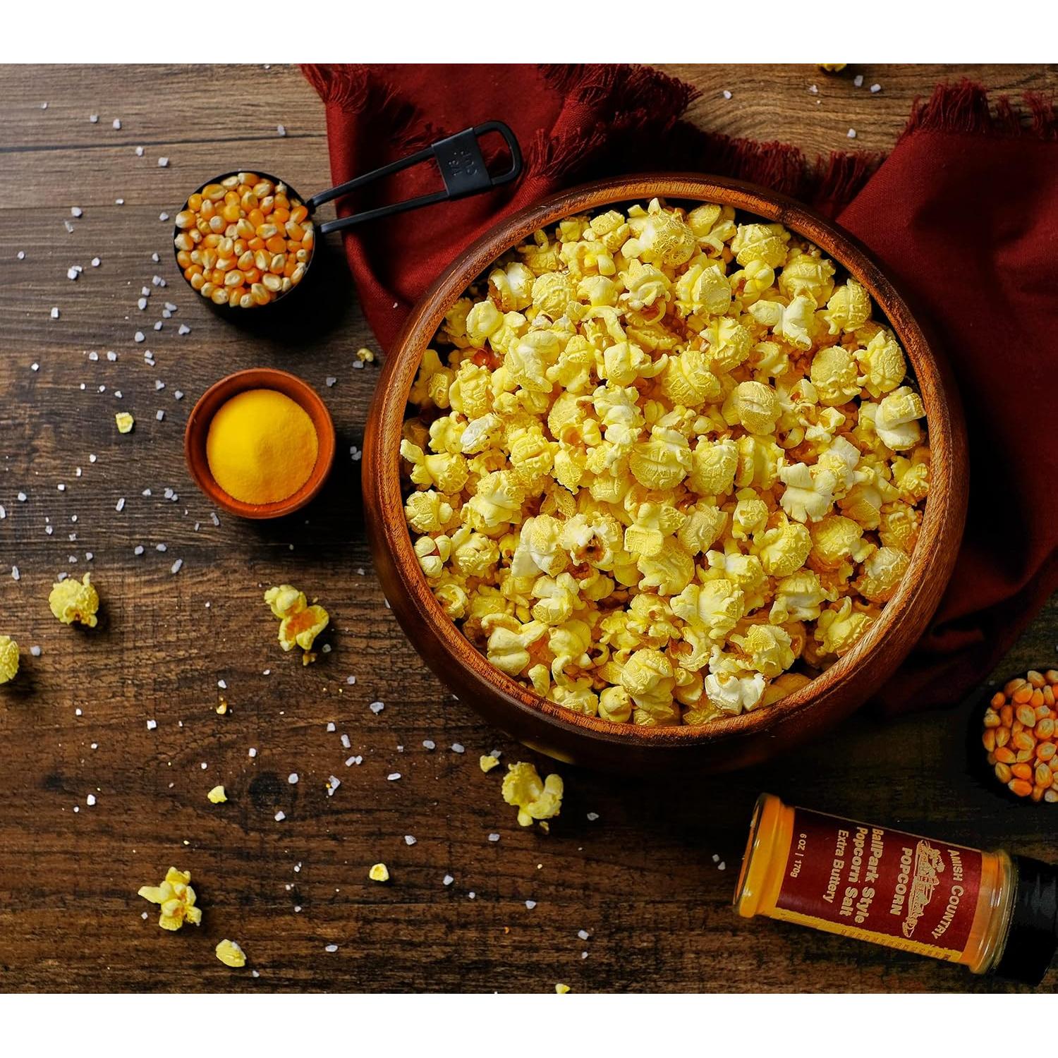 Sal de Mantequilla Ballpark - 3 Botellas de 155g - Sin Gluten