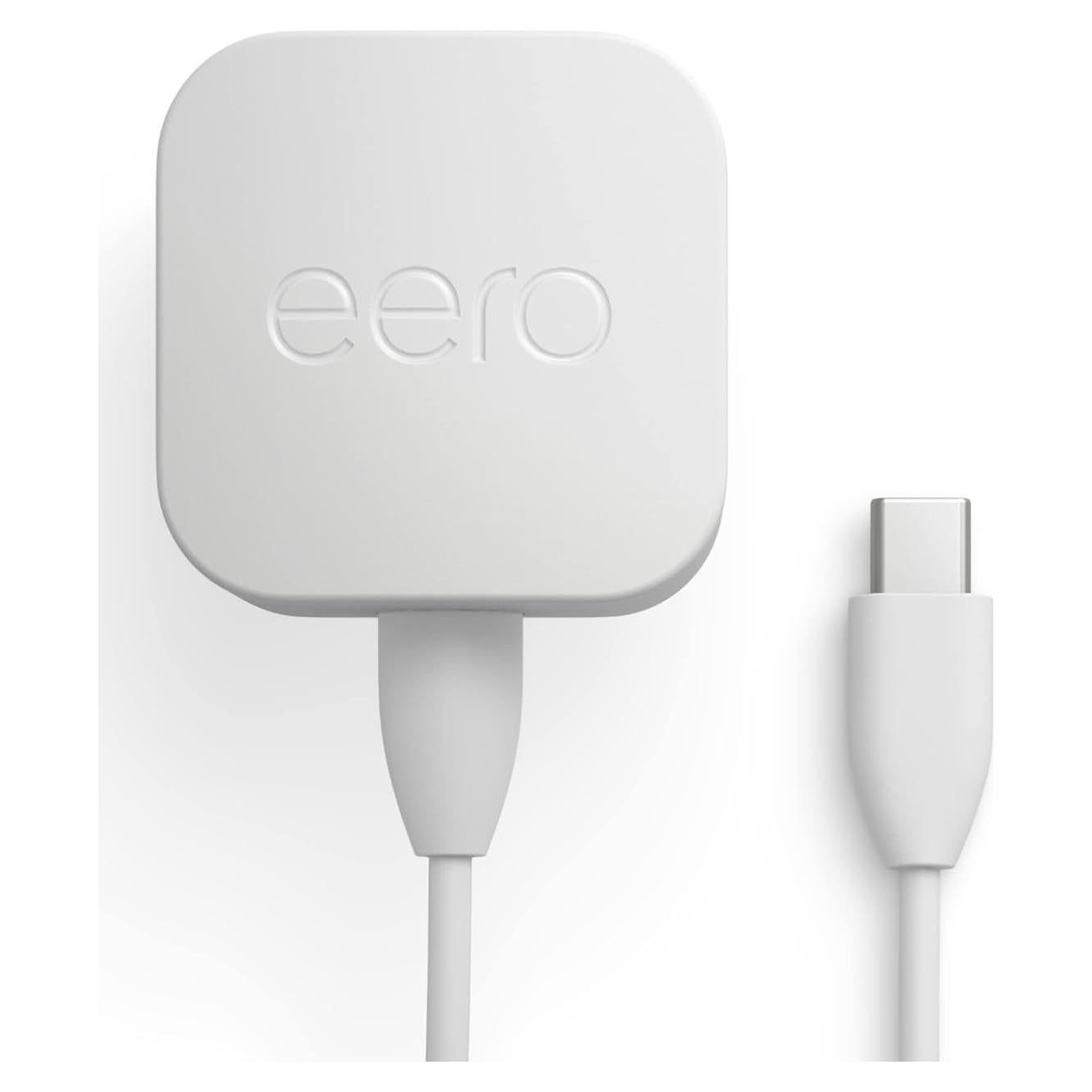 Amazon eero 15W USB-C Power Adapter for eero, eero 6, eero 6+, eero PoE 6, and eero 7