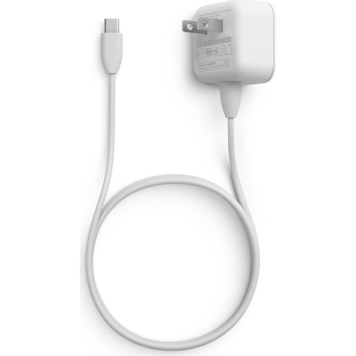 Amazon eero 15W USB-C Power Adapter for eero, eero 6, eero 6+, eero PoE 6, and eero 7