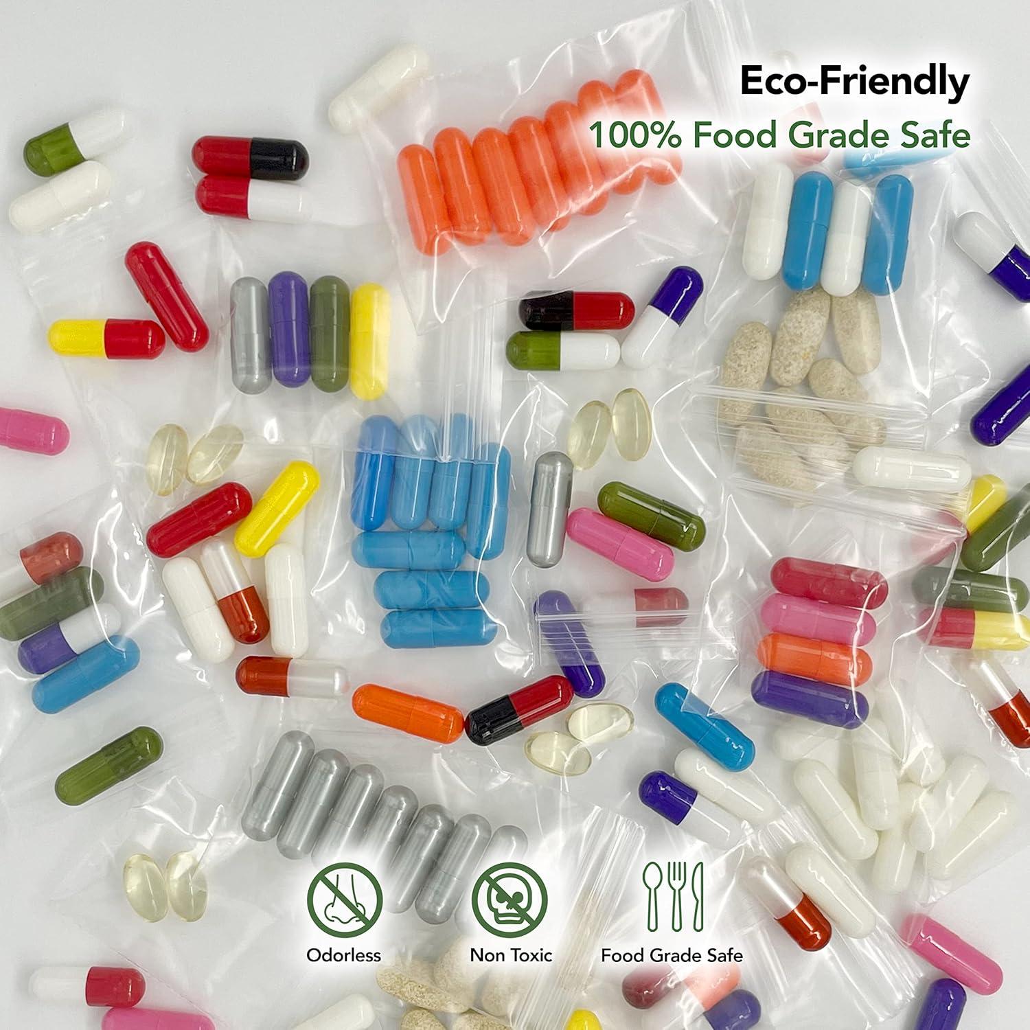 Bolsas Reutilizables Seal Fresh 1.5x2 cm con Cierre Zipper - 1000 Unidades