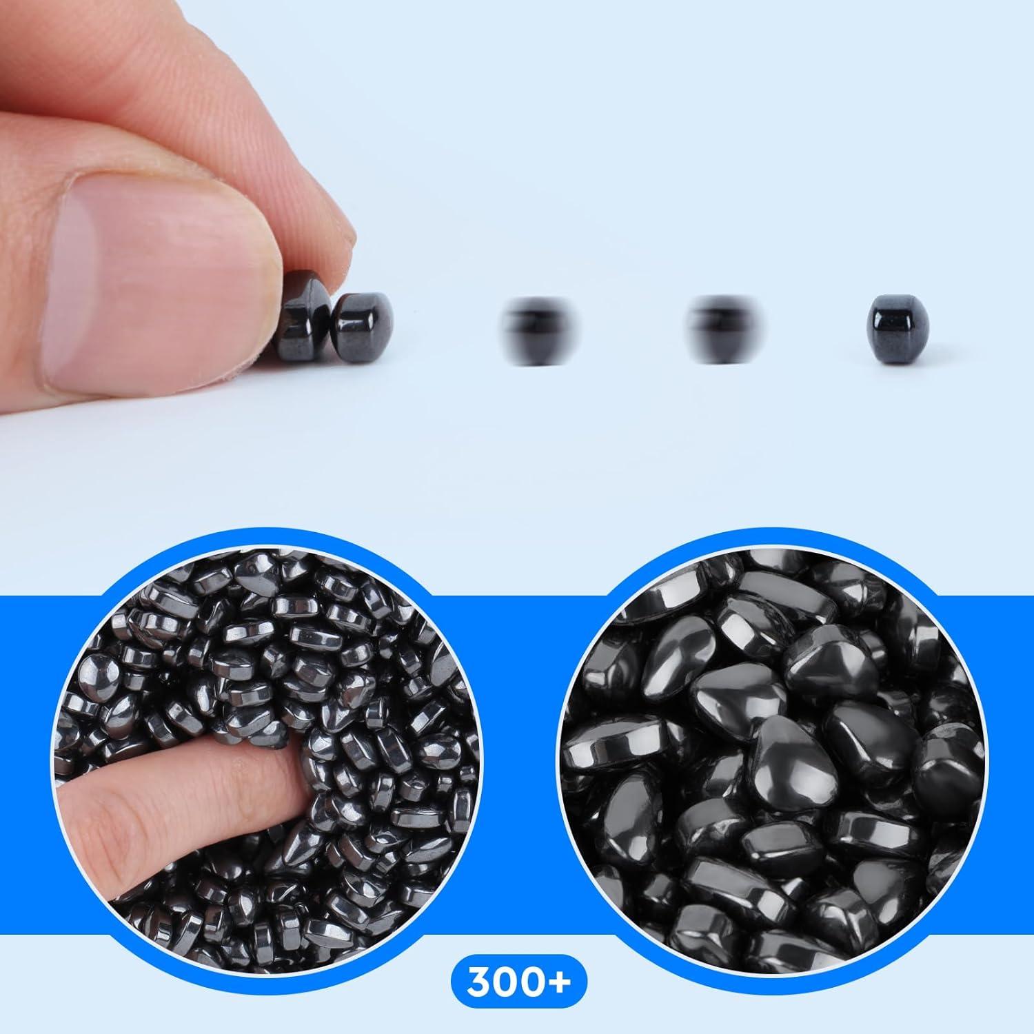 Masilla de Ferrita Negra GIMOBOTE 300 PCS Alivio Estrés 14+