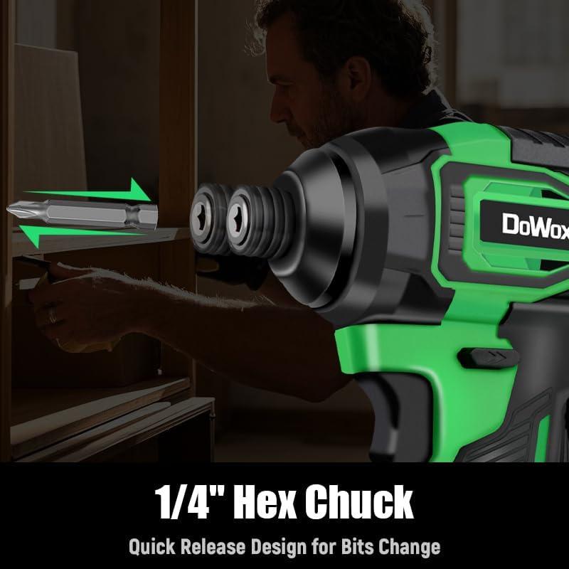 Destornillador de Impacto Inalámbrico DOWOX 21V 2035 In-Lbs