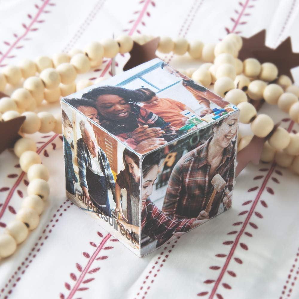 Cubos de Madera Natural Craftparts Direct 3.81 cm - Paquete de 10