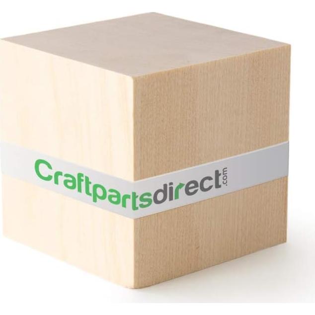 Cubos de Madera Natural Craftparts Direct 3.81 cm - Paquete de 10