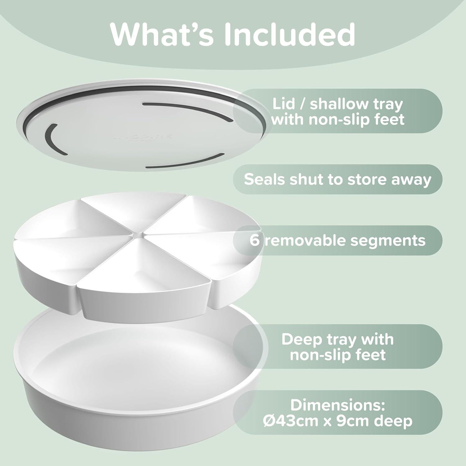 Caja Sensorial Inspire My Play con Tapa y Compartimentos 39cm